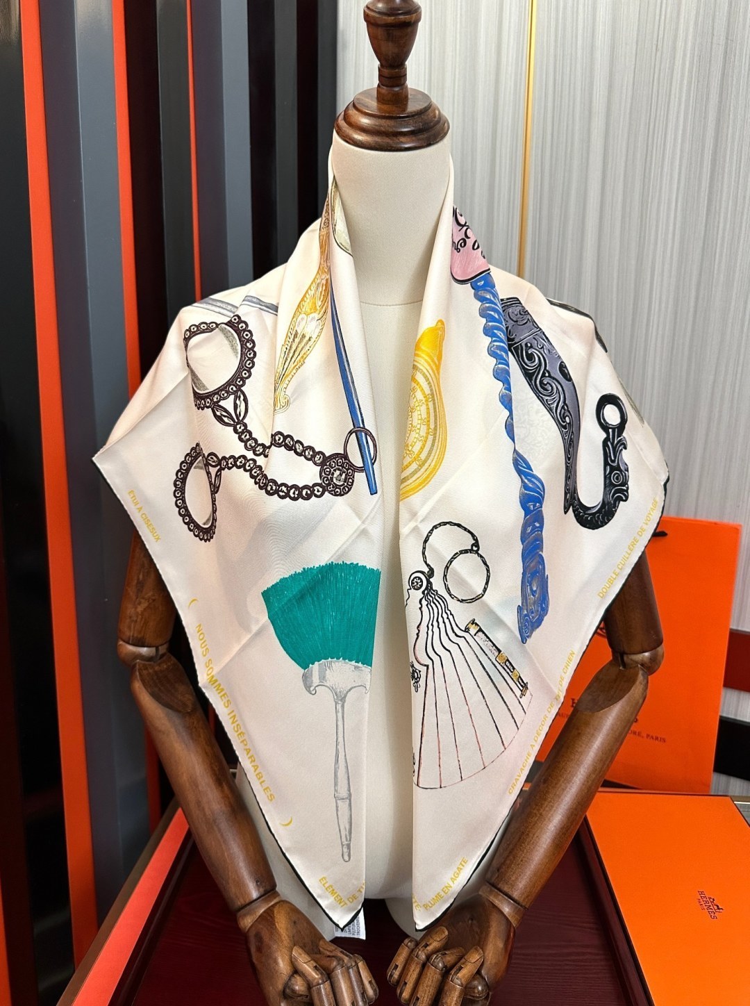 Cheap New Hermes high-quality scarf in 217813, $55 USD- [IB217813] - Replica Hermes Cashmere scarf