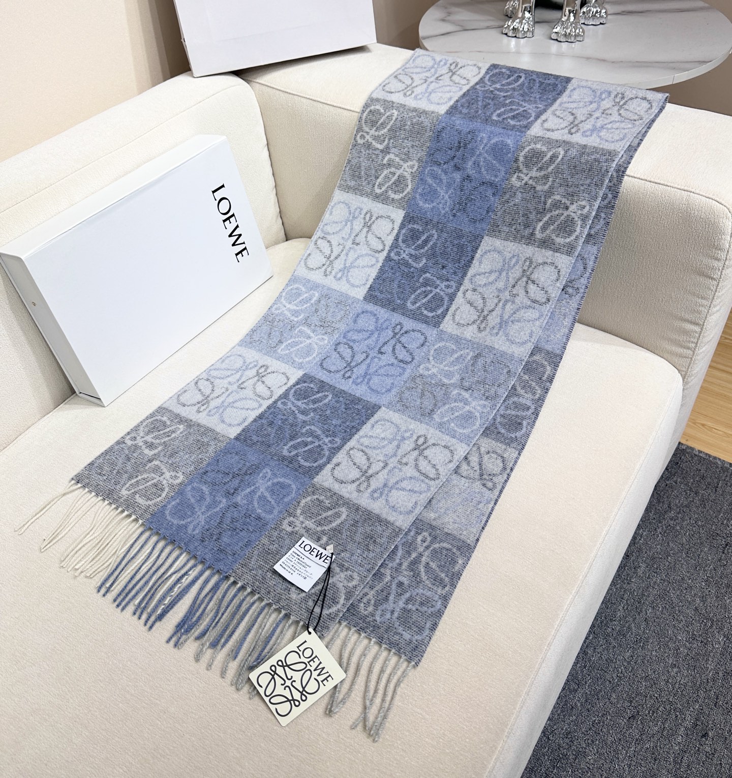 Cheap New Hermes high-quality scarf in 217821, $55 USD- [IB217821] - Replica Hermes Cashmere scarf