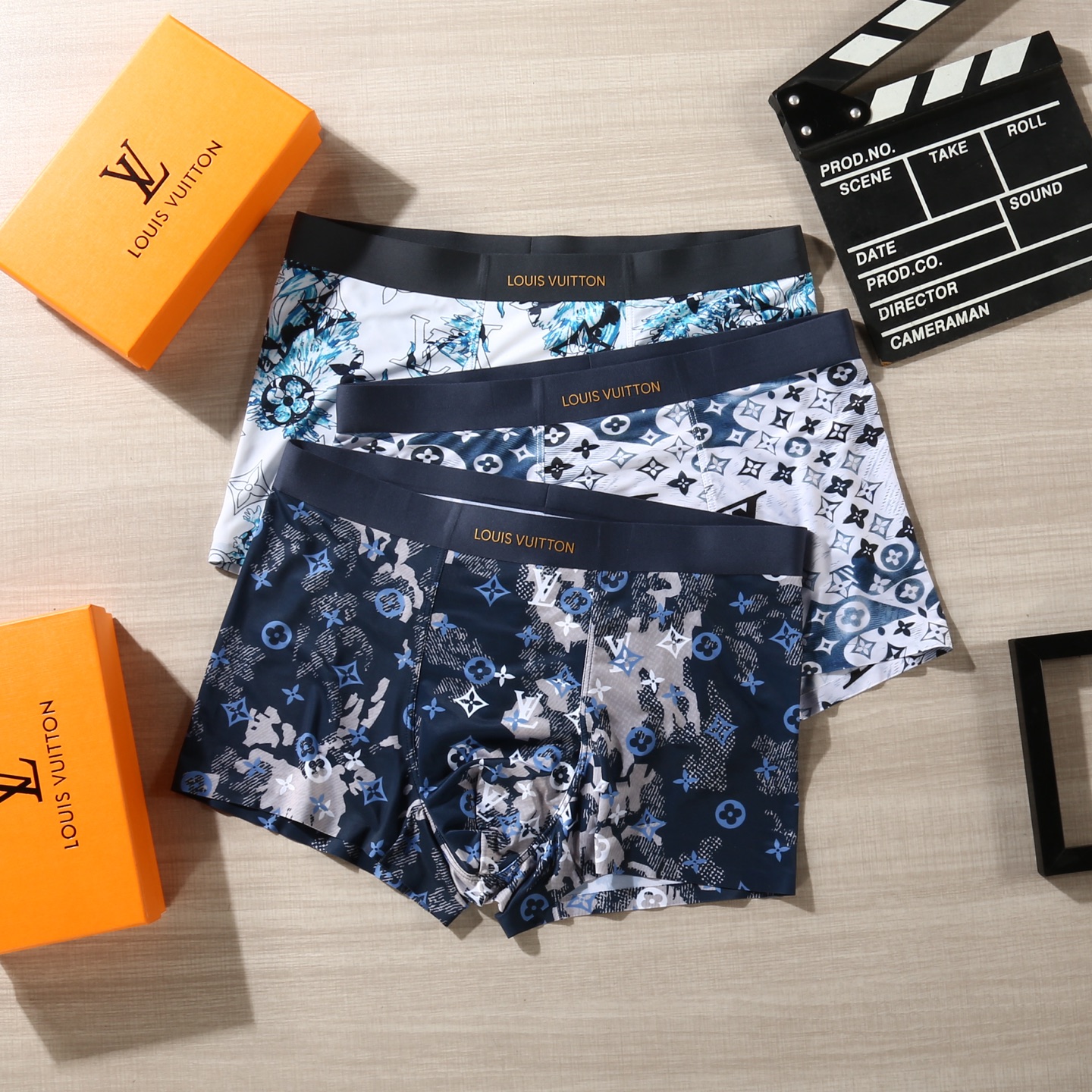 Cheap New Arrivals Louis Vuitton Underwear For Men A Pack in 217824, $30 USD- [IB217824] - Replica Louis Vuitton Underwear
