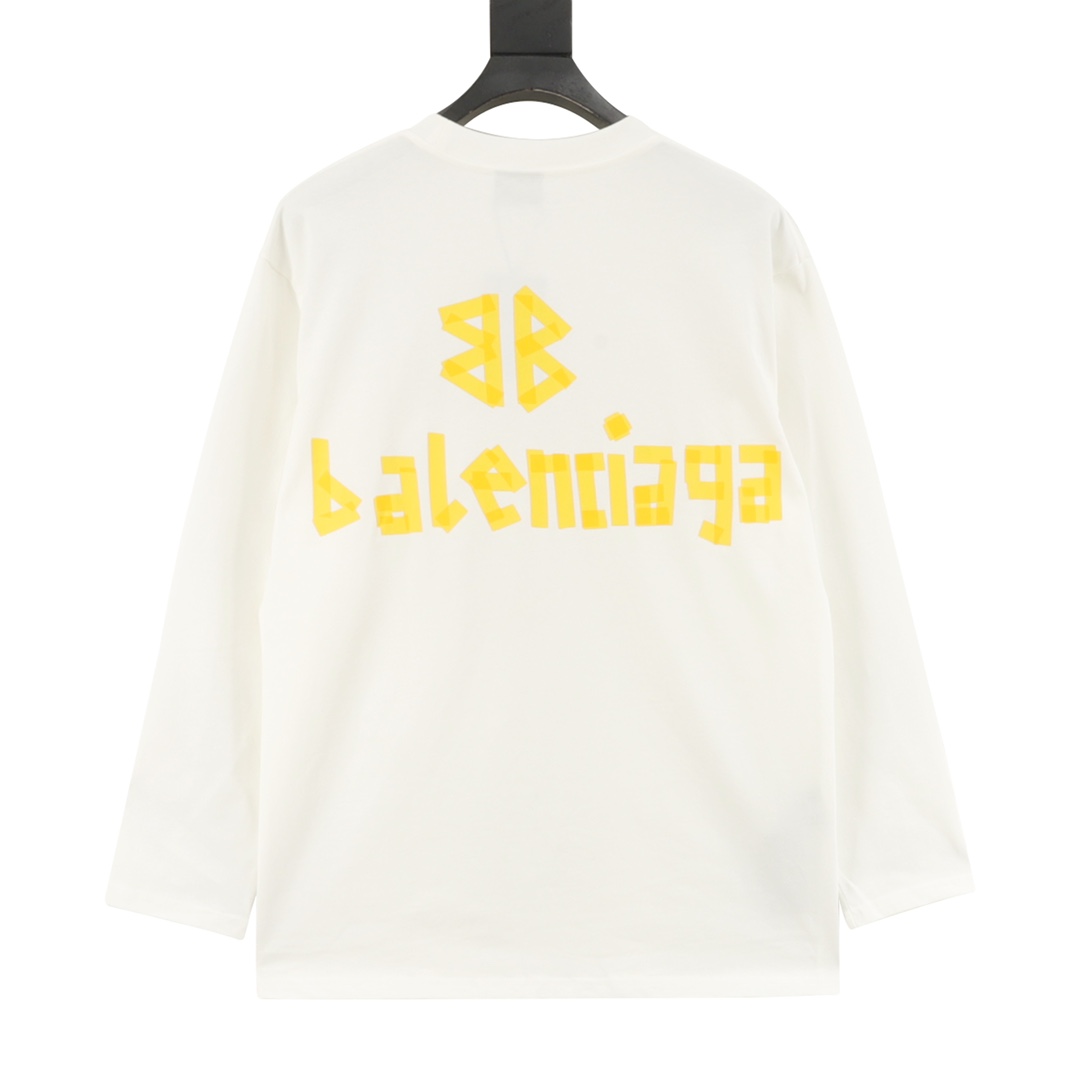 Cheap Balenciaga Long Sleeve T-Shirts in 217841, $40 USD- [IB217841] - Replica Balenciaga Long Sleeve T-Shirts