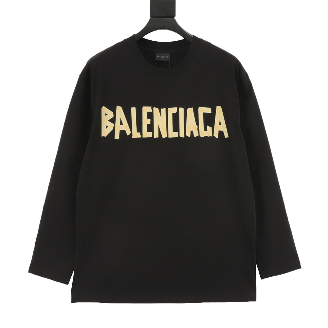 Cheap Balenciaga Long Sleeve T-Shirts in 217842, $40 USD- [IB217842] - Replica Balenciaga Long Sleeve T-Shirts