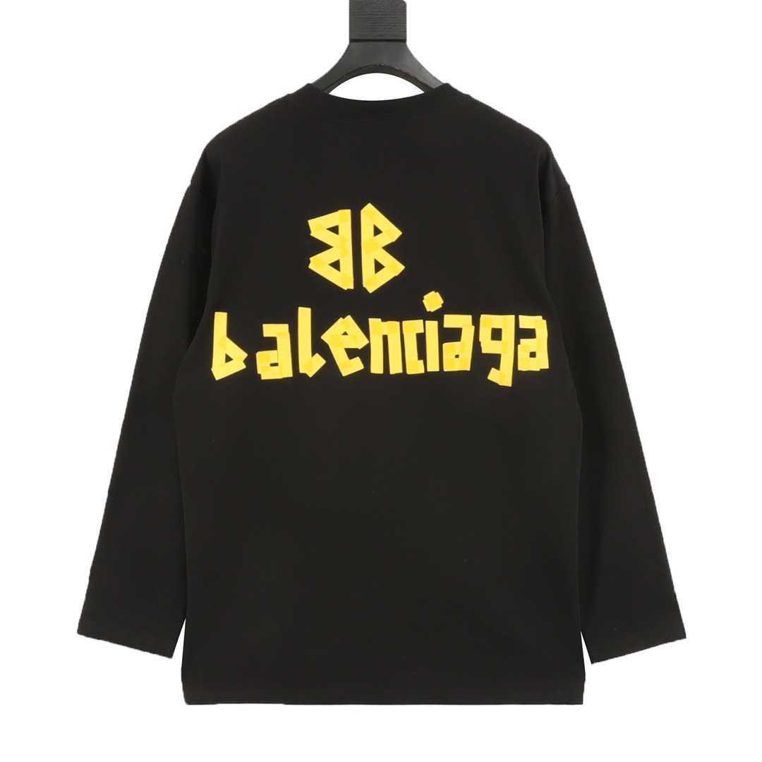 Cheap Balenciaga Long Sleeve T-Shirts in 217842, $40 USD- [IB217842] - Replica Balenciaga Long Sleeve T-Shirts