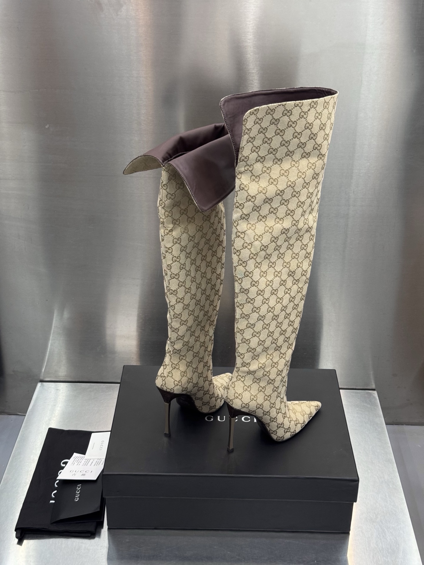 Cheap Gucci Boots For Women in 217843, $135 USD- [IB217843] - Replica Gucci Boots For Women
