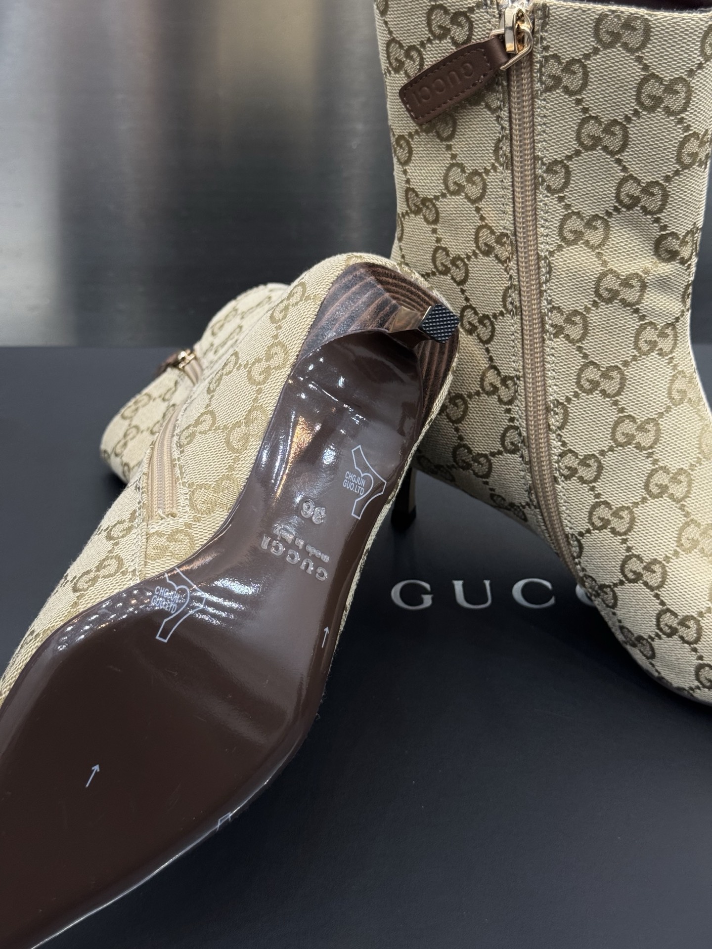 Cheap Gucci Boots For Women in 217844, $120 USD- [IB217844] - Replica Gucci Boots For Women