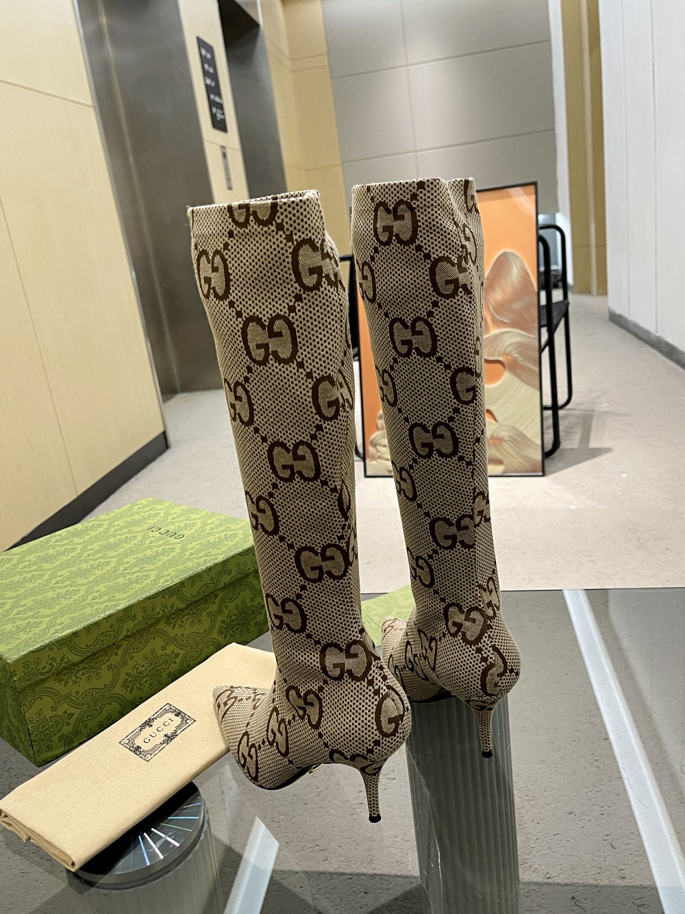 Cheap Gucci Boots For Women in 217846, $135 USD- [IB217846] - Replica Gucci Boots For Women