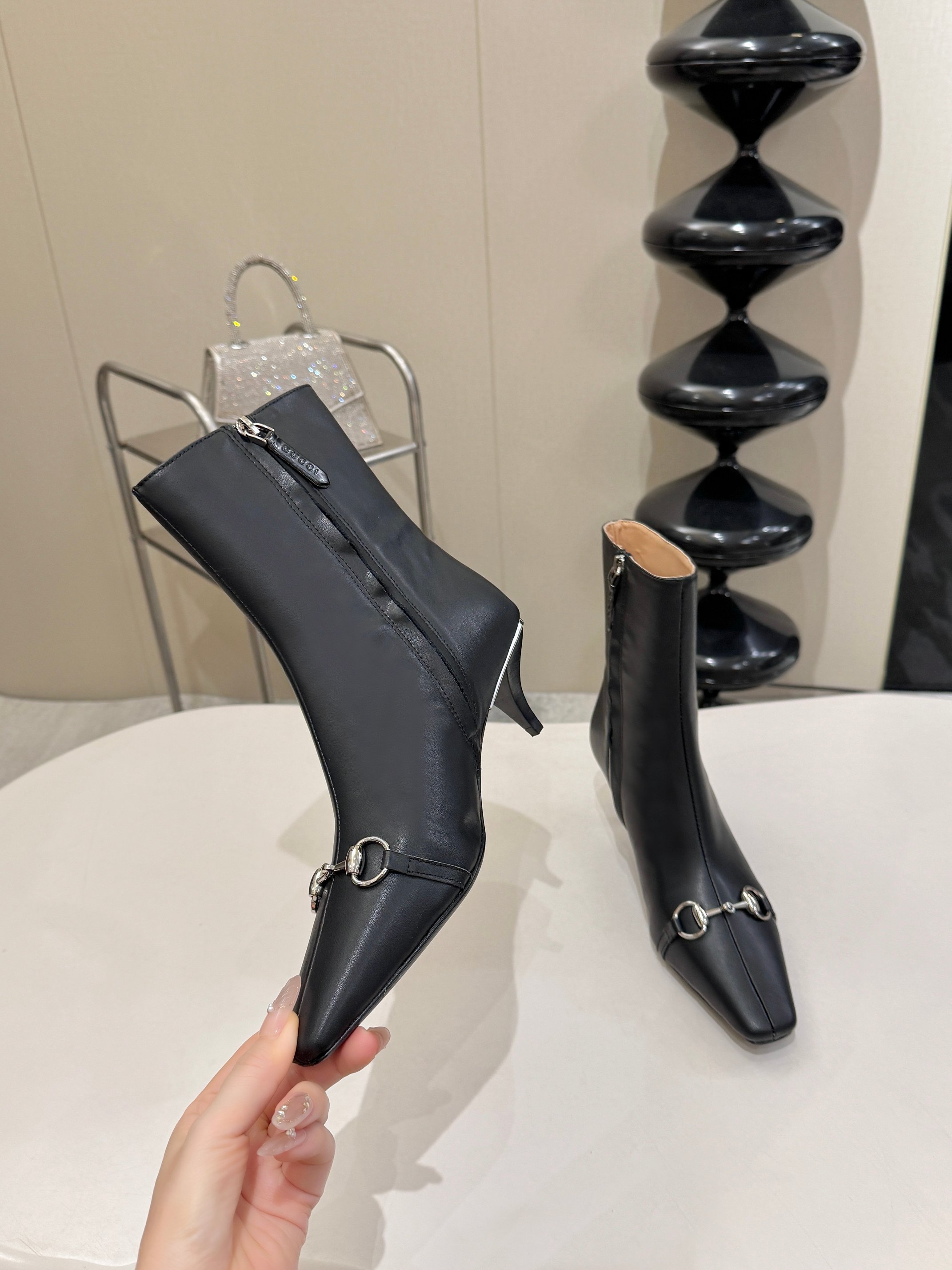 Cheap Gucci Boots For Women in 217847, $120 USD- [IB217847] - Replica Gucci Boots For Women
