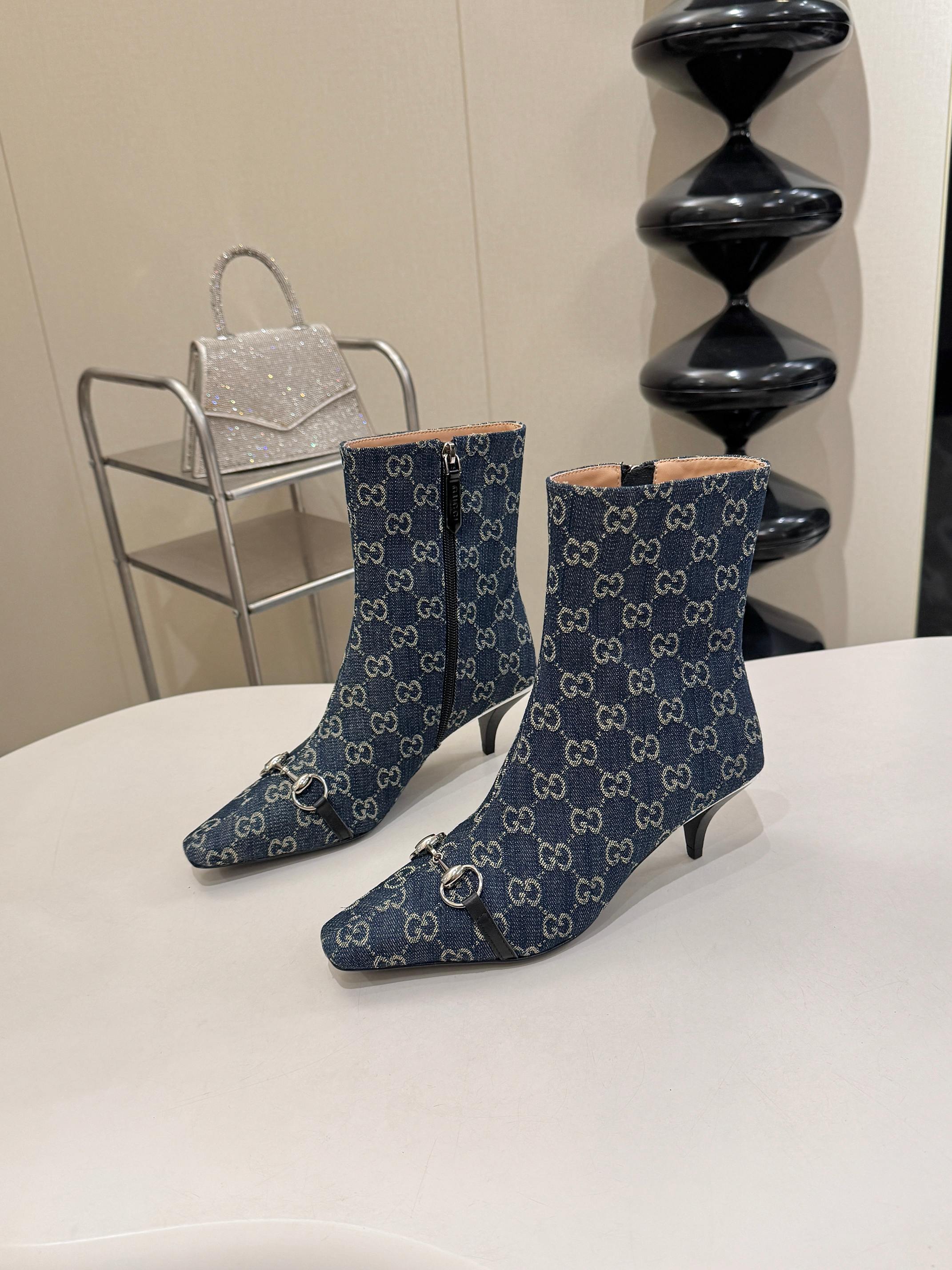 Cheap Gucci Boots For Women in 217850, $120 USD- [IB217850] - Replica Gucci Boots For Women