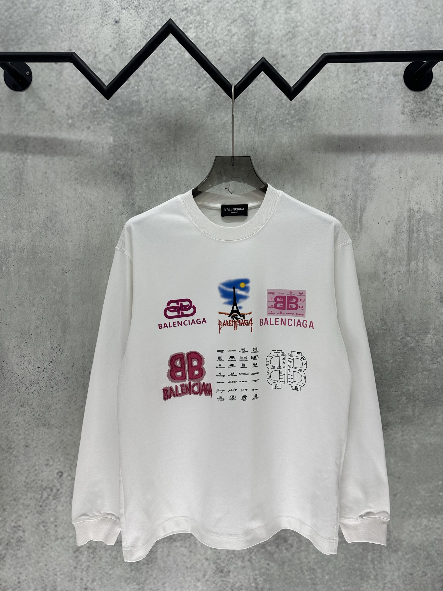 Cheap Balenciaga Long Sleeve T-Shirts in 217863, $30 USD- [IB217863] - Replica Balenciaga Long Sleeve T-Shirts