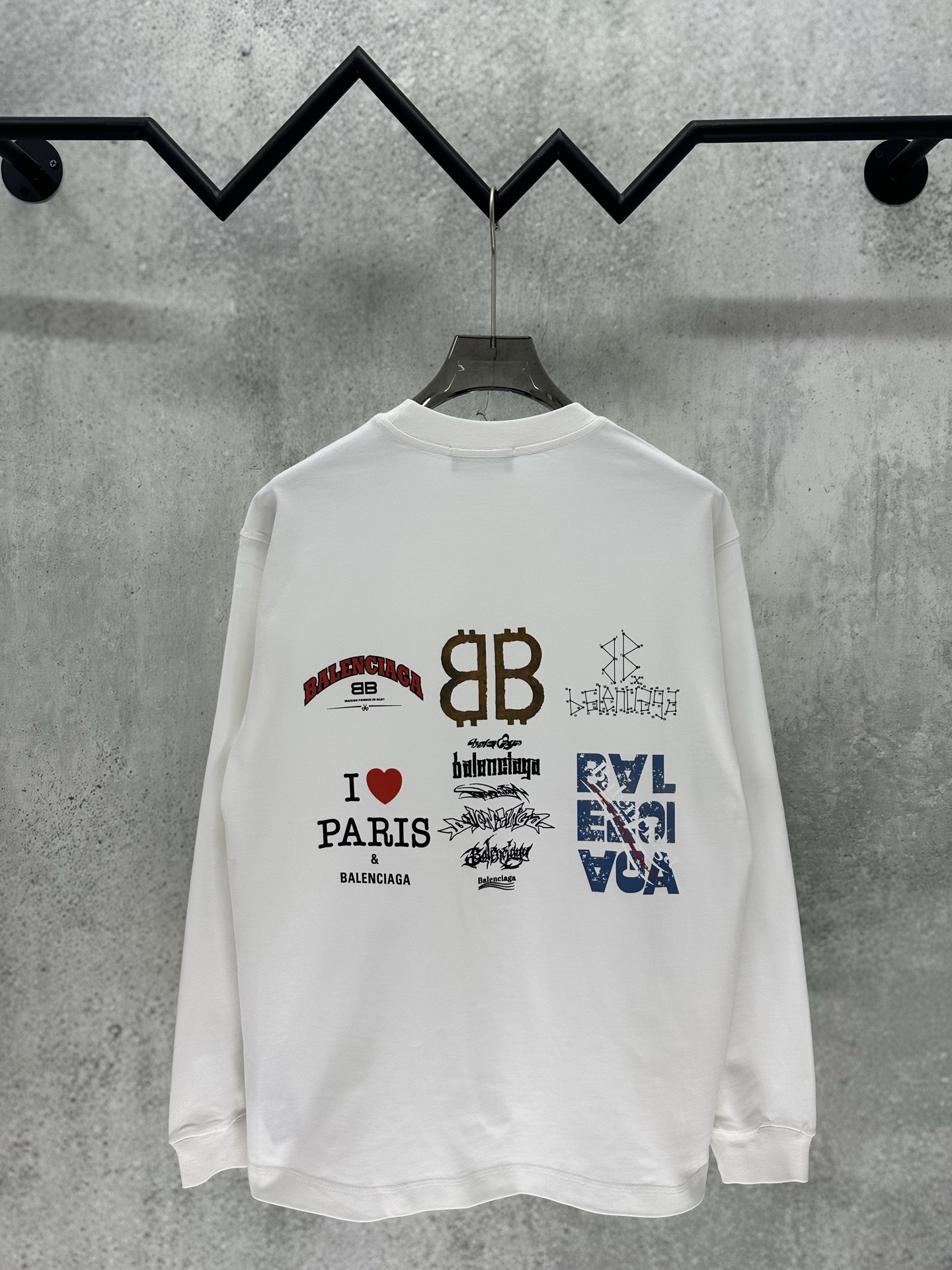 Cheap Balenciaga Long Sleeve T-Shirts in 217863, $30 USD- [IB217863] - Replica Balenciaga Long Sleeve T-Shirts