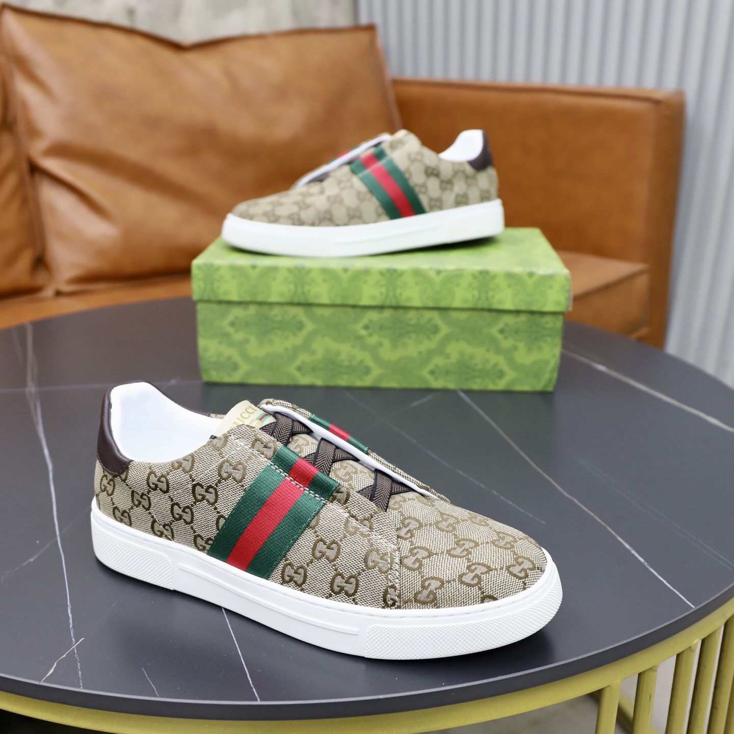 Cheap Gucci Sneakers For Men in 217894, $80 USD- [IB217894] - Replica Gucci Sneakers For Men