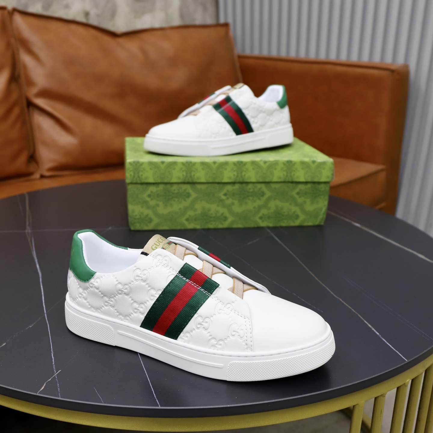 Cheap Gucci Sneakers For Men in 217898, $80 USD- [IB217898] - Replica Gucci Sneakers For Men