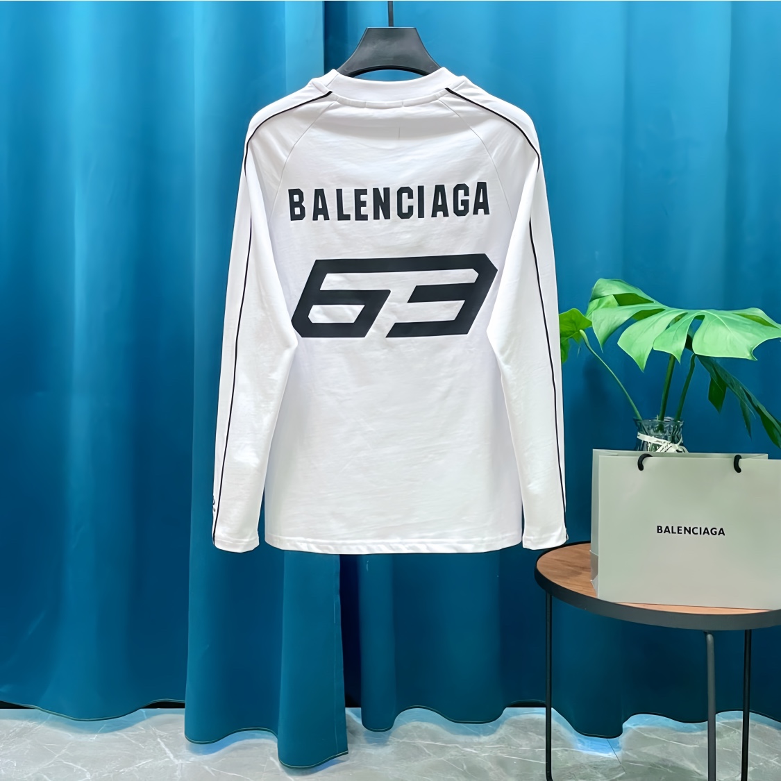 Cheap Balenciaga Long Sleeve T-Shirts in 217901, $30 USD- [IB217901] - Replica Balenciaga Long Sleeve T-Shirts