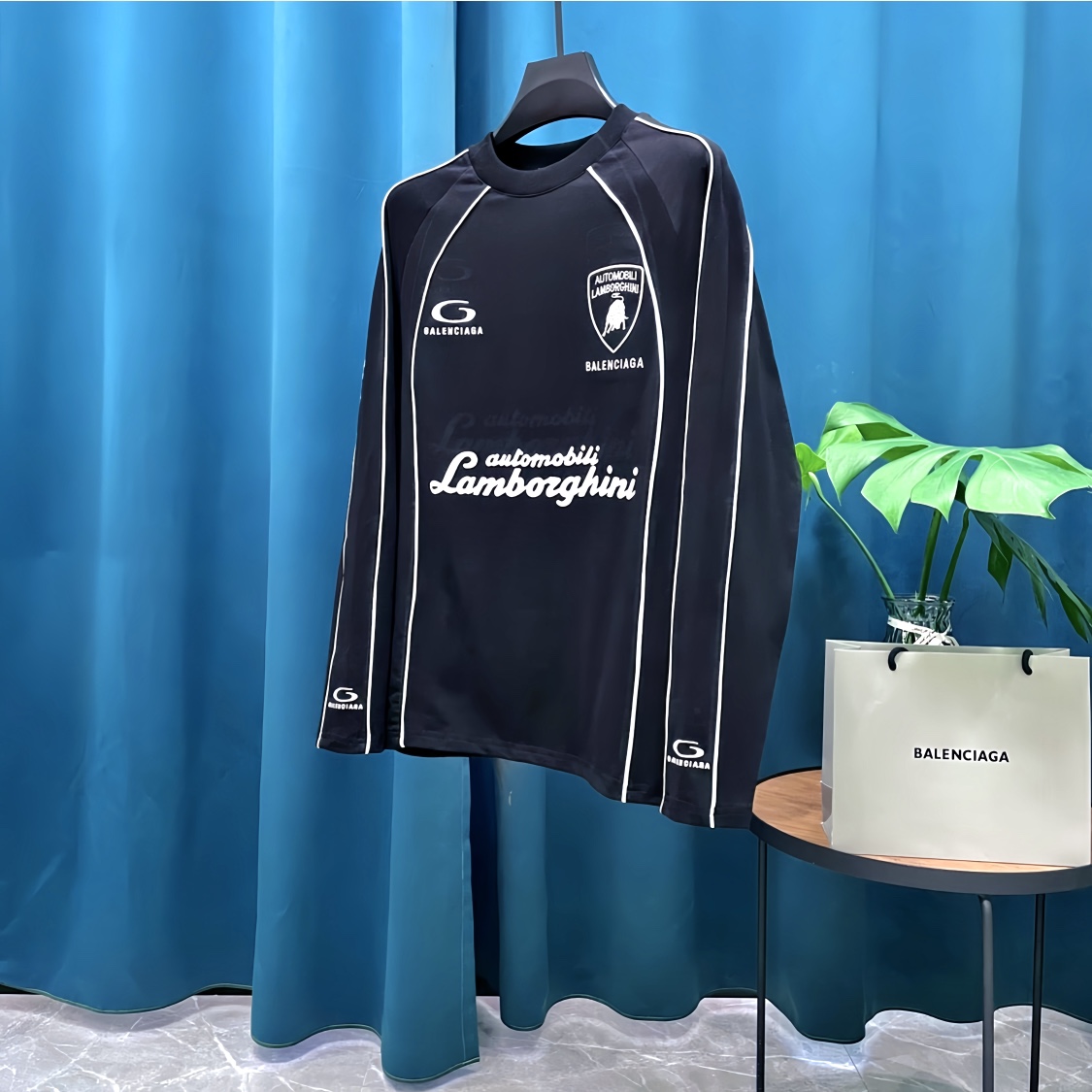 Cheap Balenciaga Long Sleeve T-Shirts in 217902, $30 USD- [IB217902] - Replica Balenciaga Long Sleeve T-Shirts