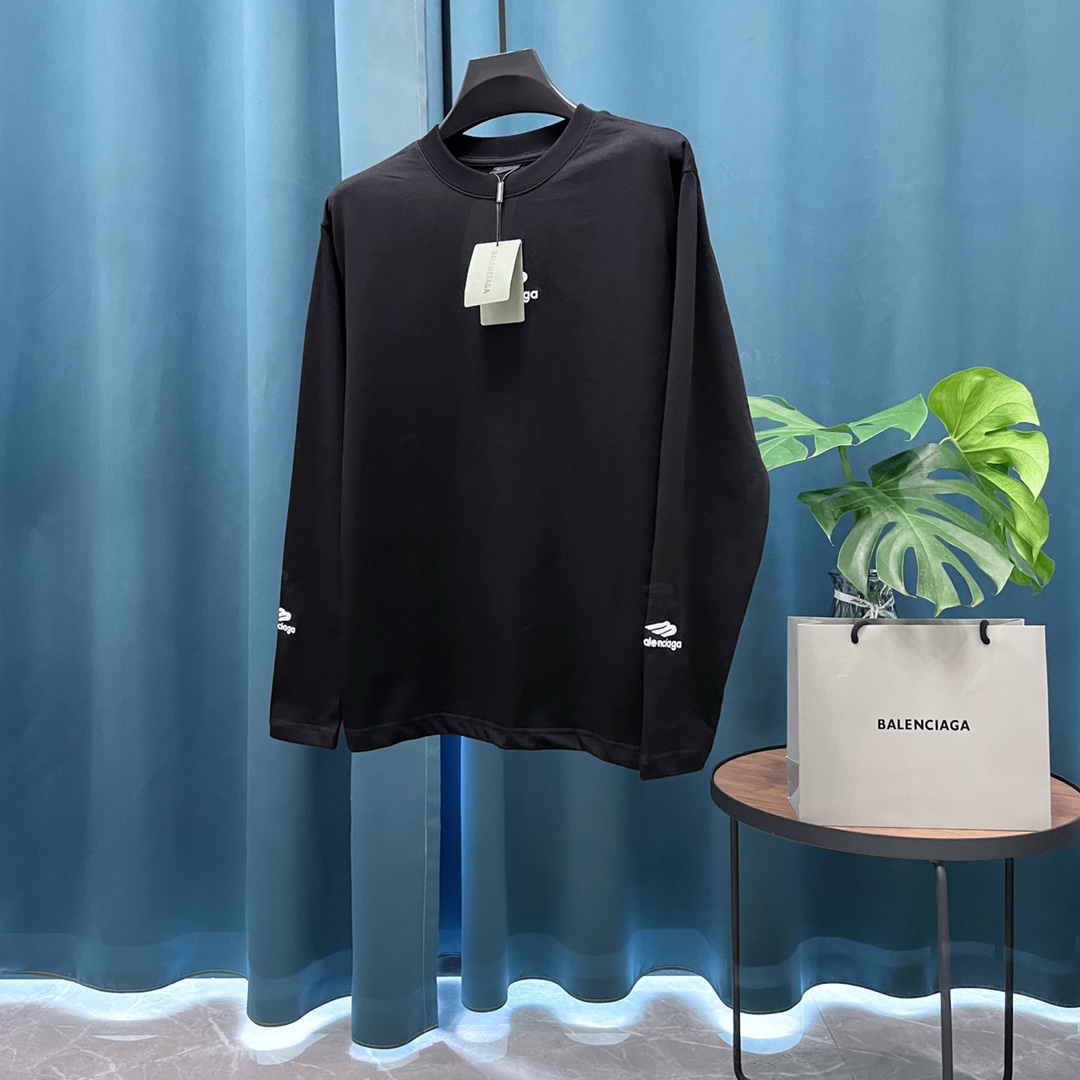 Cheap Balenciaga Long Sleeve T-Shirts in 217903, $30 USD- [IB217903] - Replica Balenciaga Long Sleeve T-Shirts