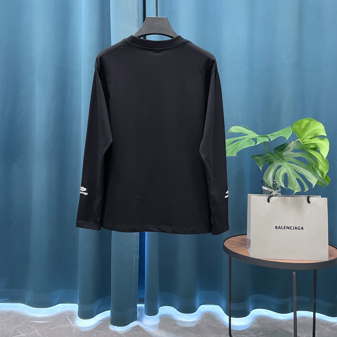 Cheap Balenciaga Long Sleeve T-Shirts in 217903, $30 USD- [IB217903] - Replica Balenciaga Long Sleeve T-Shirts