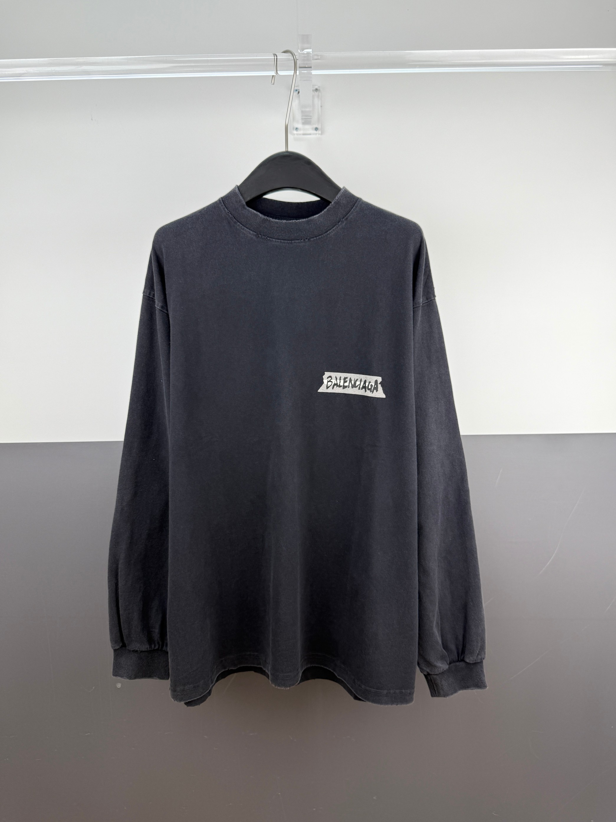 Cheap Balenciaga Long Sleeve T-Shirts in 217914, $40 USD- [IB217914] - Replica Balenciaga Long Sleeve T-Shirts