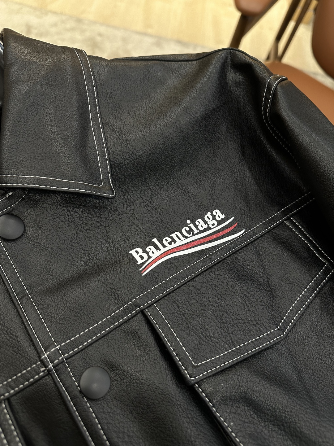 Cheap Balenciaga Jackets for Men in 217951, $105 USD- [IB217951] - Replica Balenciaga Jackets for Men