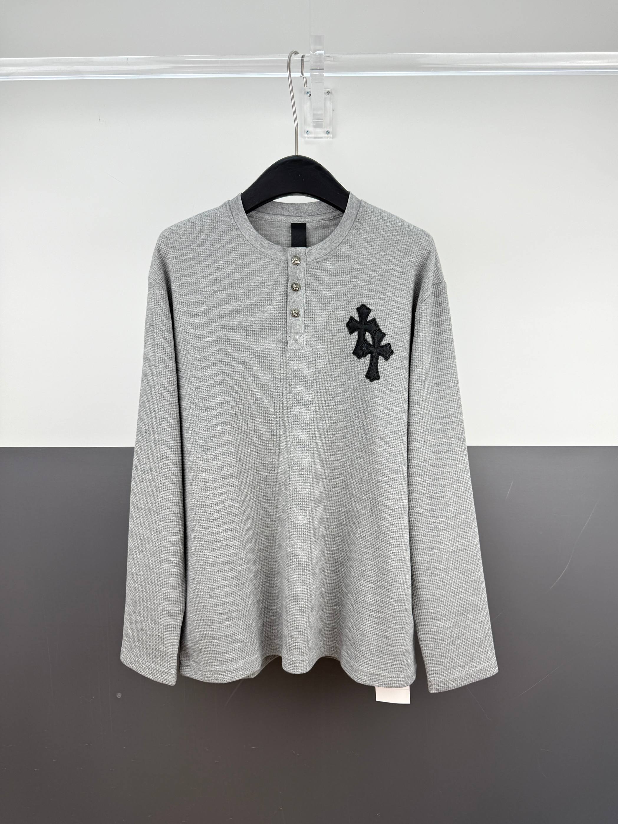 Cheap Chrome Hearts Long-Sleeved T-shirts in 217992, $45 USD- [IB217992] - Replica Chrome Hearts Long-Sleeved T-shirts