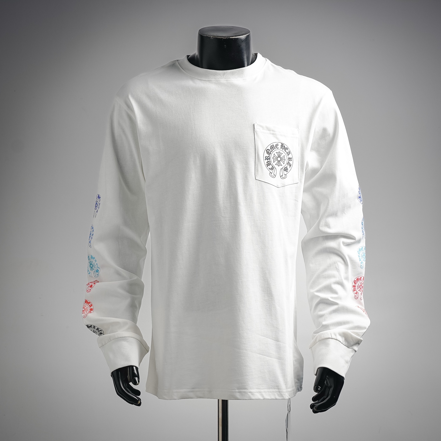 Cheap Chrome Hearts Long-Sleeved T-shirts in 218008, $50 USD- [IB218008] - Replica Chrome Hearts Long-Sleeved T-shirts