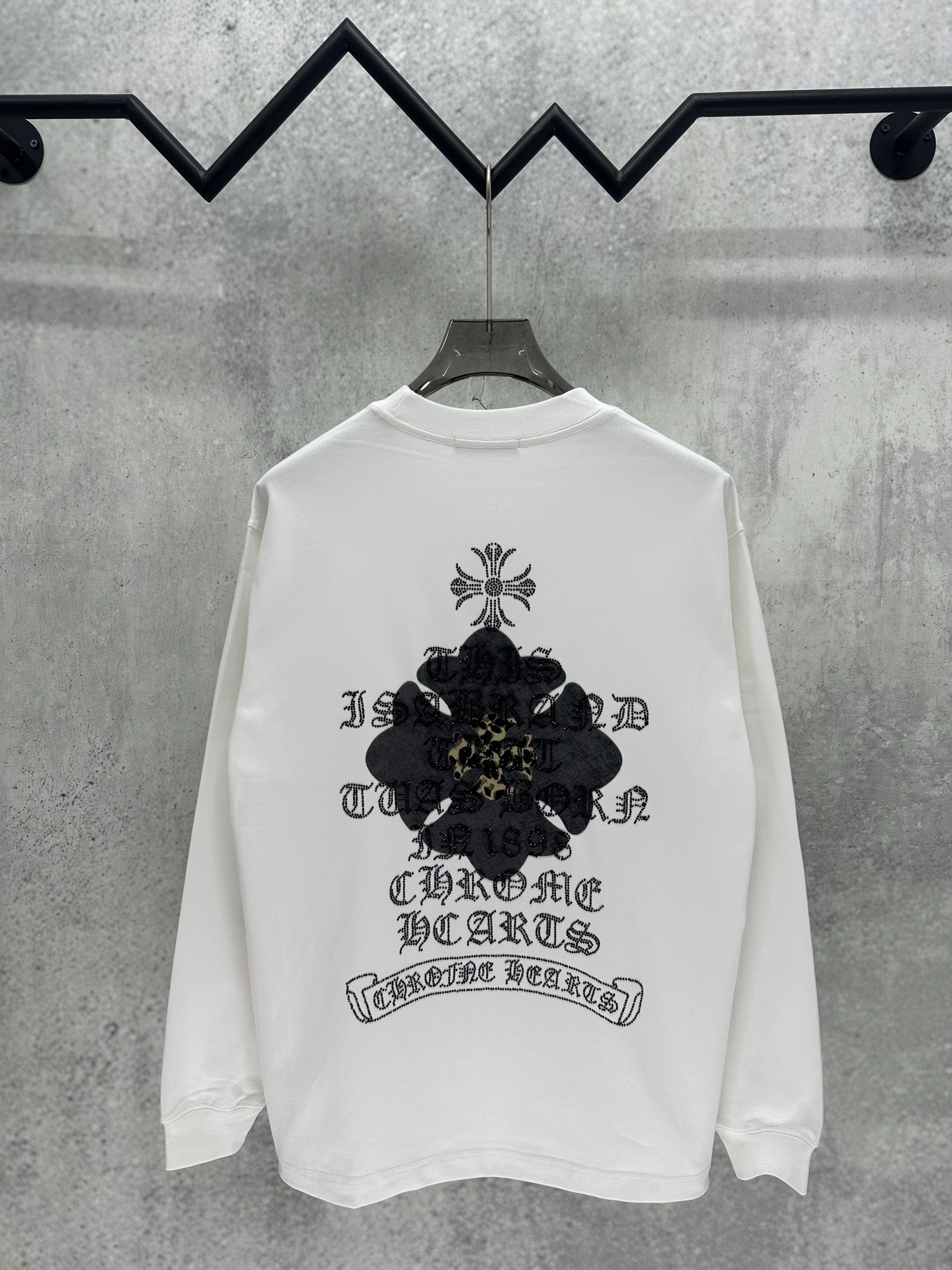 Cheap Chrome Hearts Long-Sleeved T-shirts in 218027, $45 USD- [IB218027] - Replica Chrome Hearts Long-Sleeved T-shirts