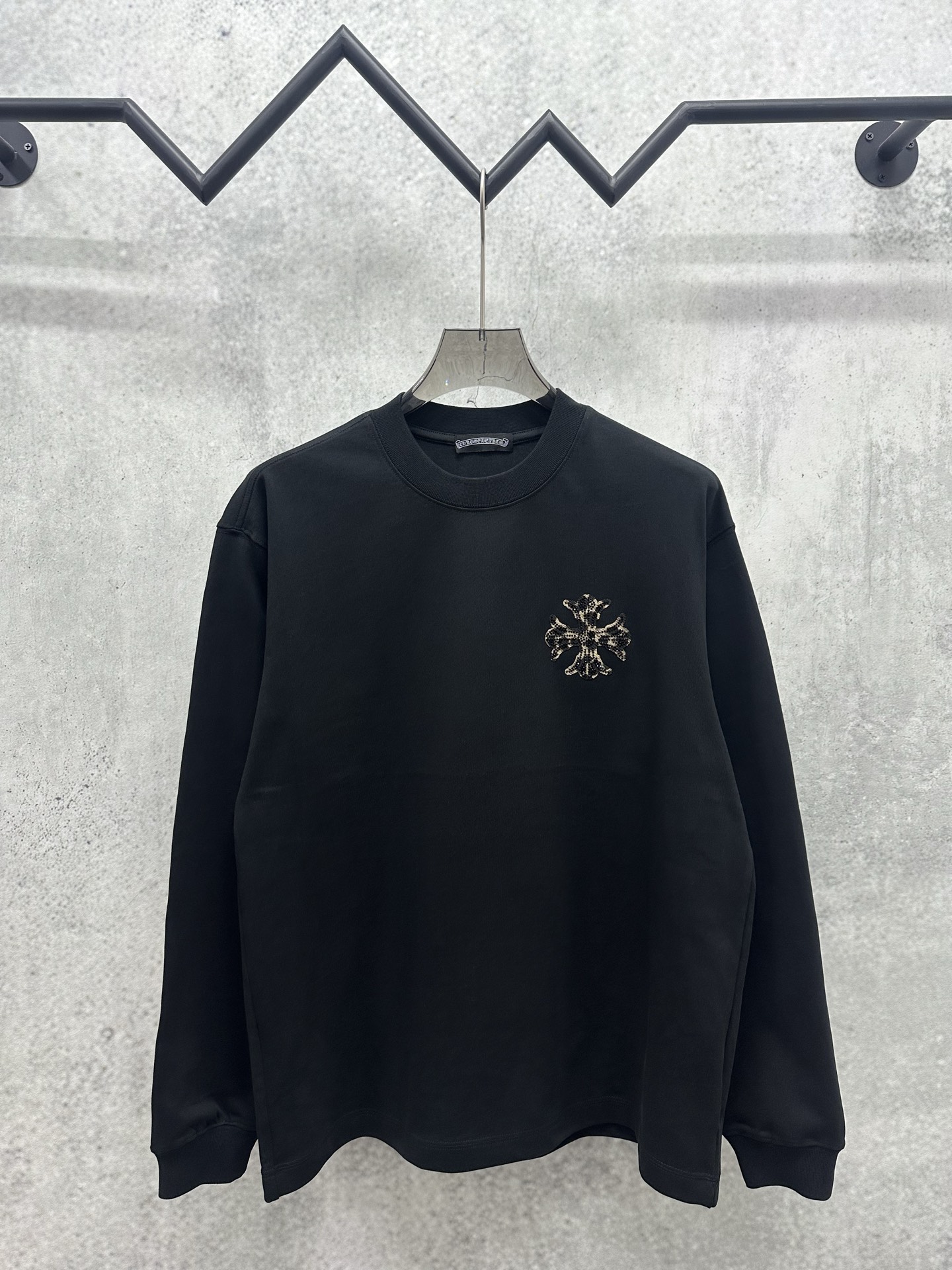 Cheap Chrome Hearts Long-Sleeved T-shirts in 218028, $45 USD- [IB218028] - Replica Chrome Hearts Long-Sleeved T-shirts