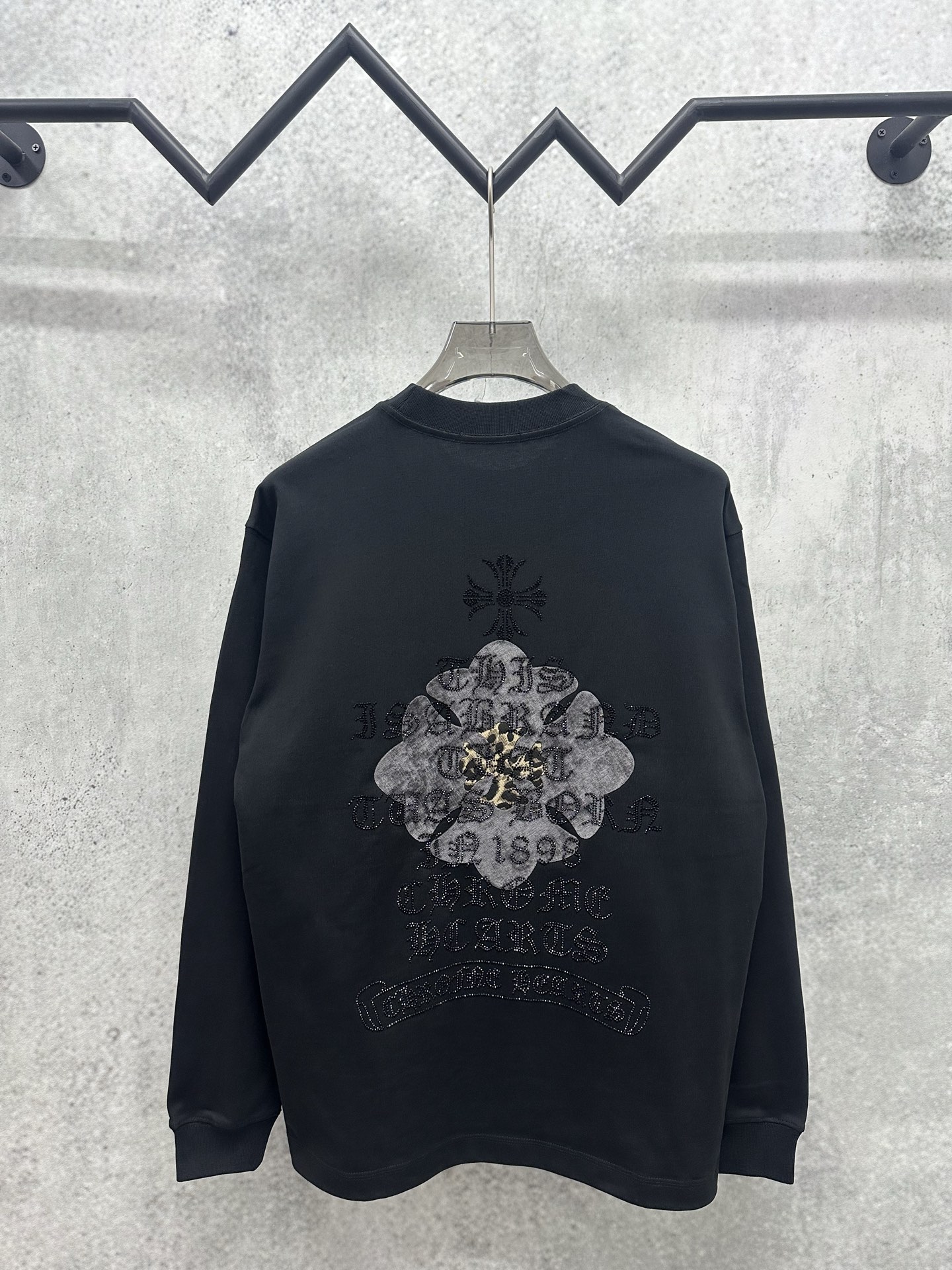 Cheap Chrome Hearts Long-Sleeved T-shirts in 218028, $45 USD- [IB218028] - Replica Chrome Hearts Long-Sleeved T-shirts