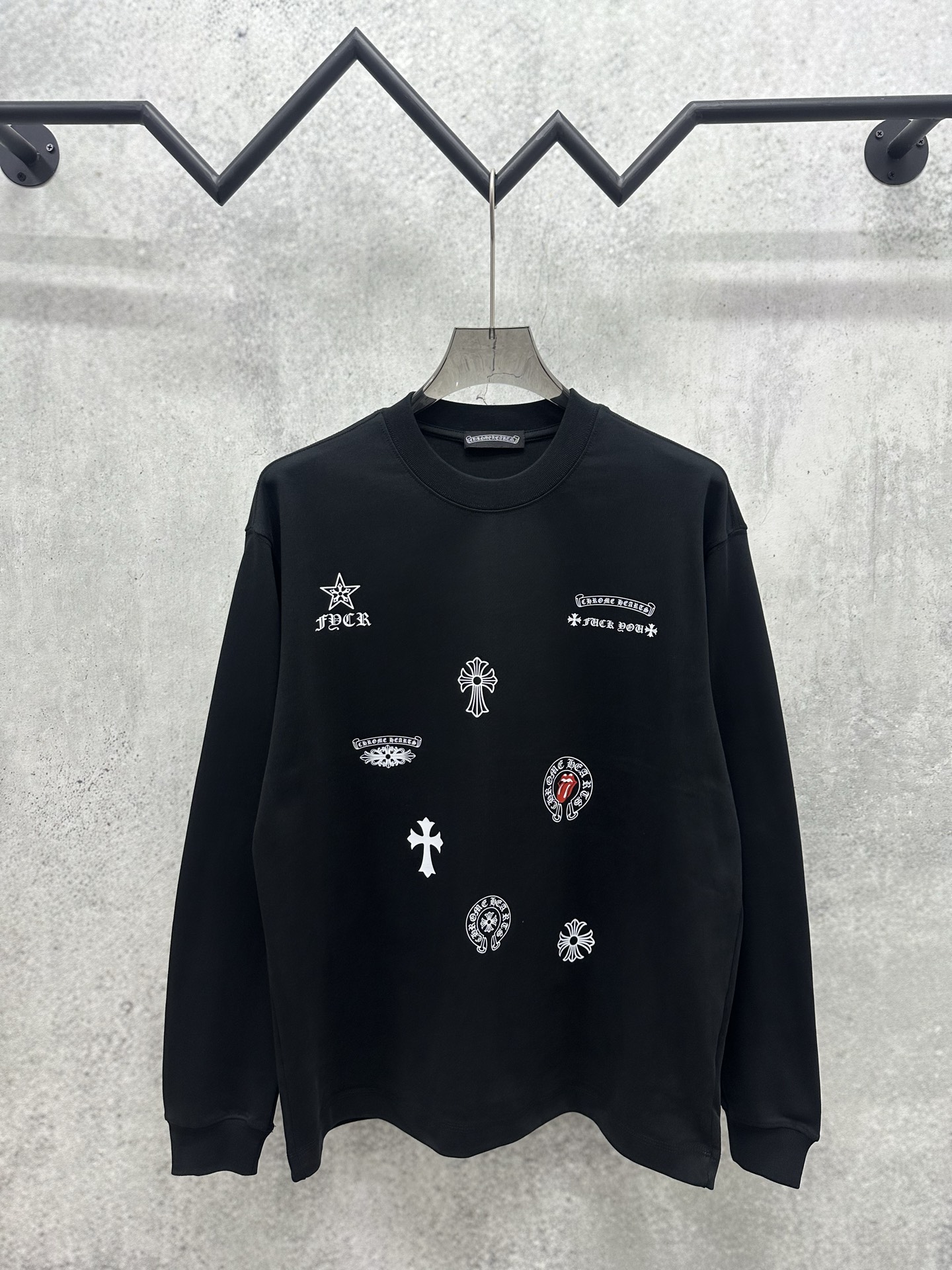 Cheap Chrome Hearts Long-Sleeved T-shirts in 218046, $40 USD- [IB218046] - Replica Chrome Hearts Long-Sleeved T-shirts