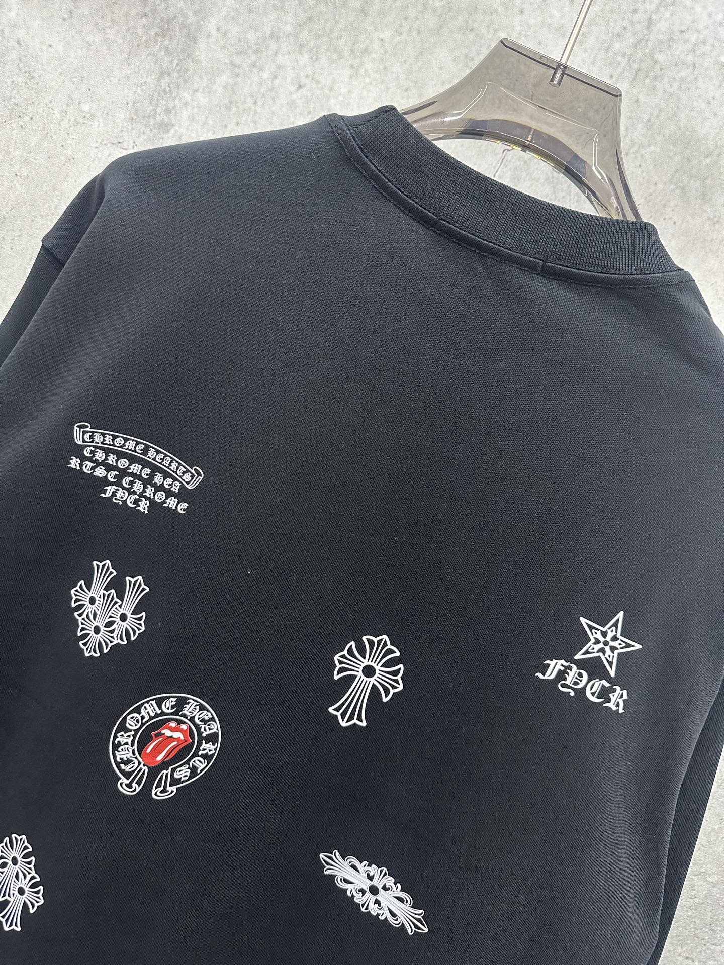 Cheap Chrome Hearts Long-Sleeved T-shirts in 218046, $40 USD- [IB218046] - Replica Chrome Hearts Long-Sleeved T-shirts