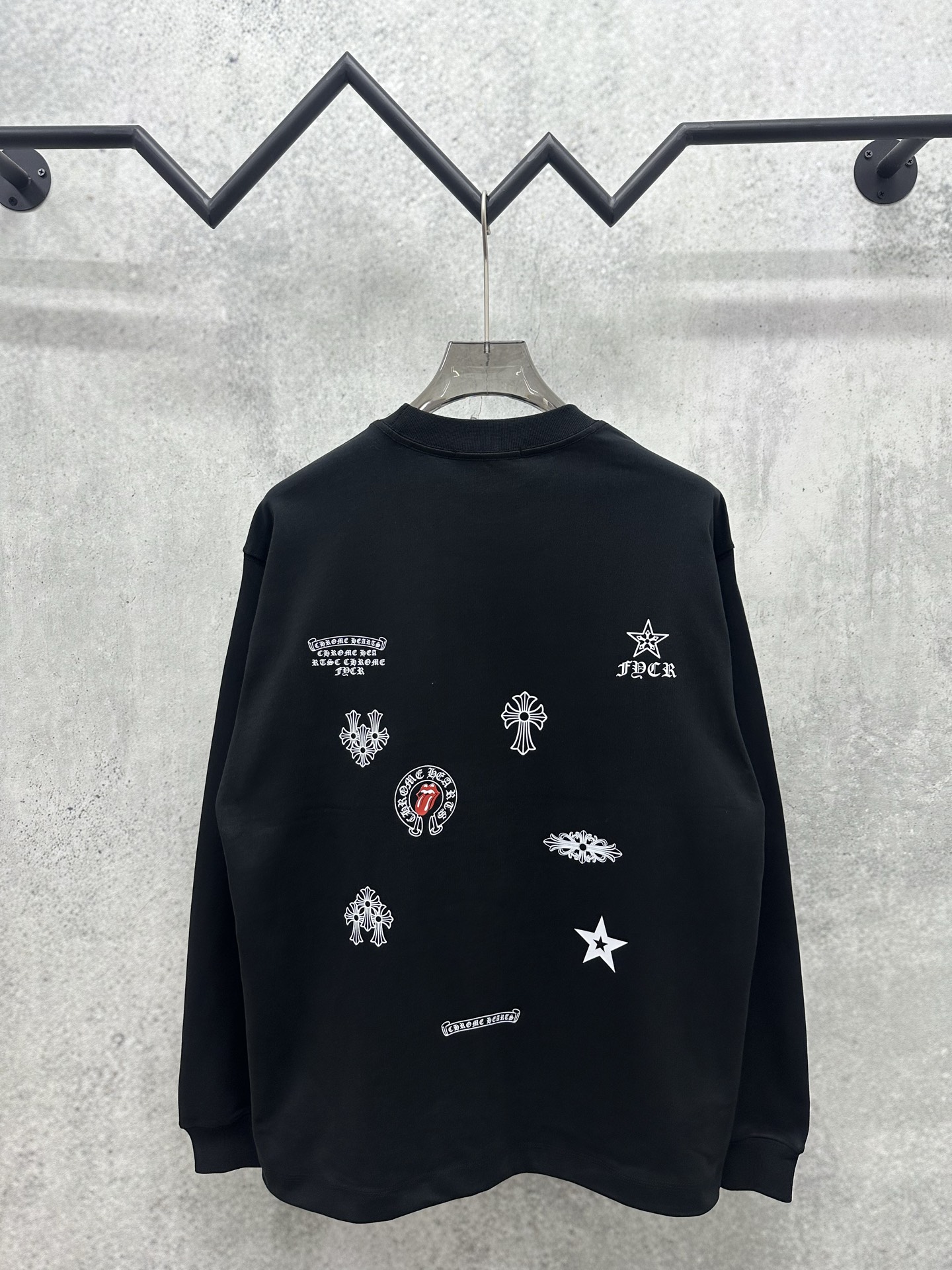 Cheap Chrome Hearts Long-Sleeved T-shirts in 218046, $40 USD- [IB218046] - Replica Chrome Hearts Long-Sleeved T-shirts