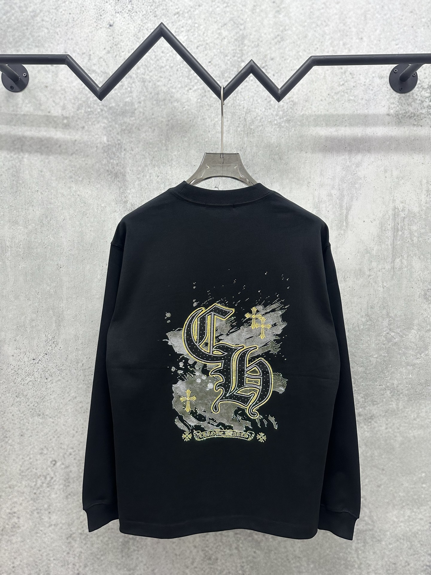 Cheap Chrome Hearts Long-Sleeved T-shirts in 218048, $40 USD- [IB218048] - Replica Chrome Hearts Long-Sleeved T-shirts