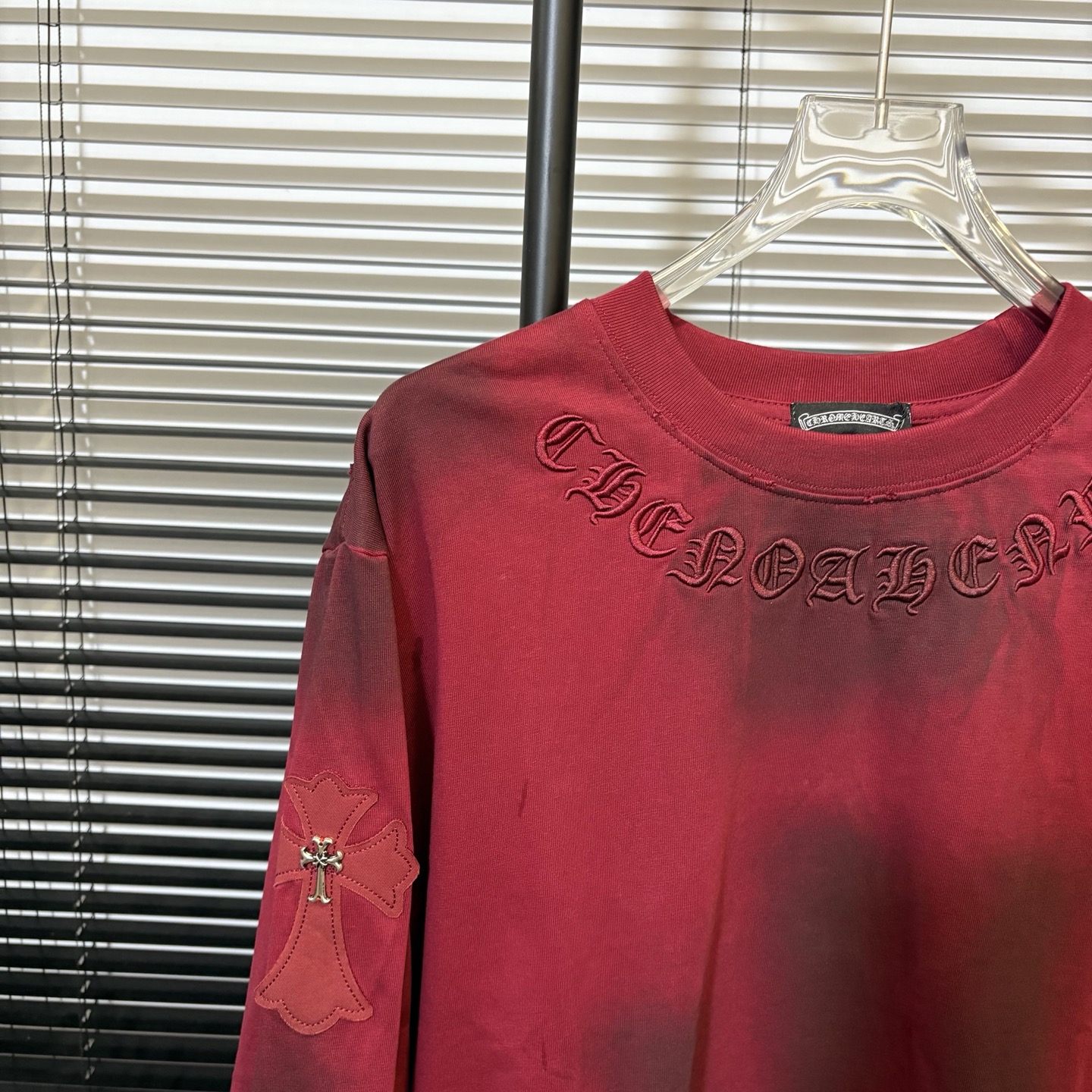 Cheap Chrome Hearts Long-Sleeved T-shirts in 218056, $45 USD- [IB218056] - Replica Chrome Hearts Long-Sleeved T-shirts