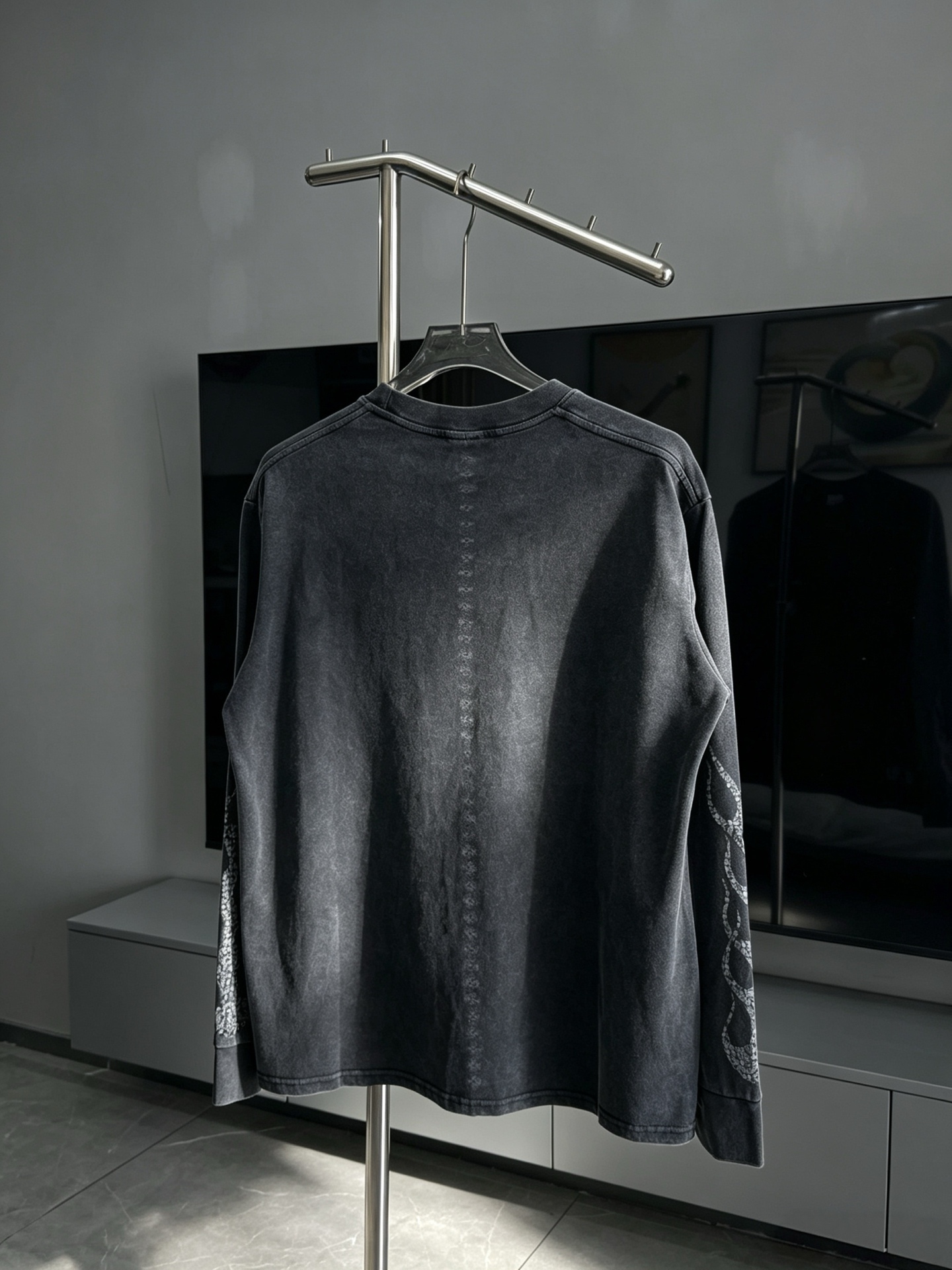 Cheap Chrome Hearts Long-Sleeved T-shirts in 218064, $45 USD- [IB218064] - Replica Chrome Hearts Long-Sleeved T-shirts