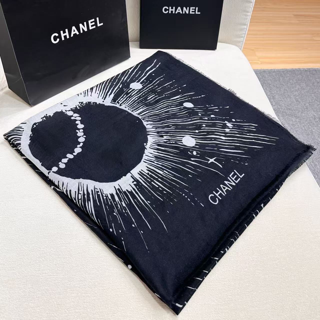 Cheap Chanel Scarf in 218102, $50 USD- [IB218102] - Replica Chanel Scarf