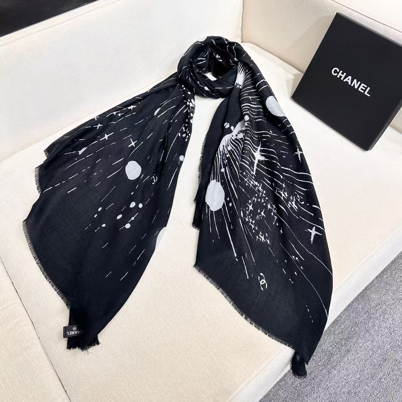 Cheap Chanel Scarf in 218102, $50 USD- [IB218102] - Replica Chanel Scarf