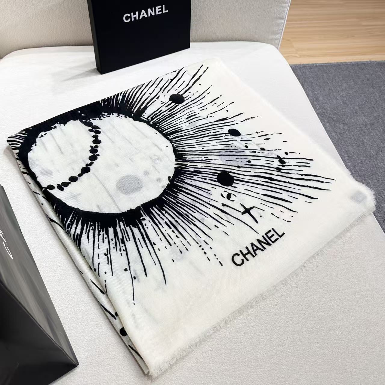 Cheap Chanel Scarf in 218103, $50 USD- [IB218103] - Replica Chanel Scarf