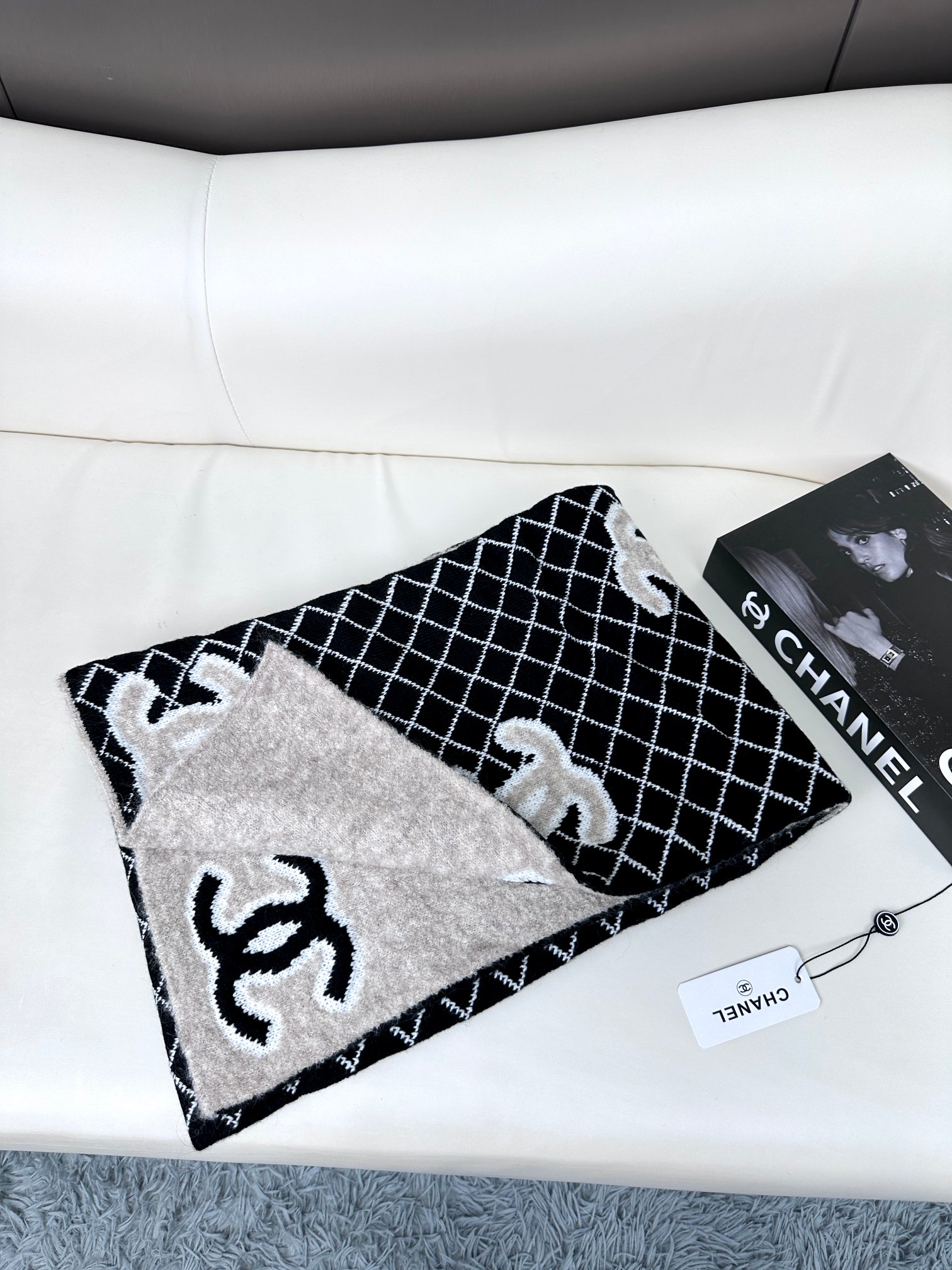 Cheap Chanel Scarf in 218108, $50 USD- [IB218108] - Replica Chanel Scarf