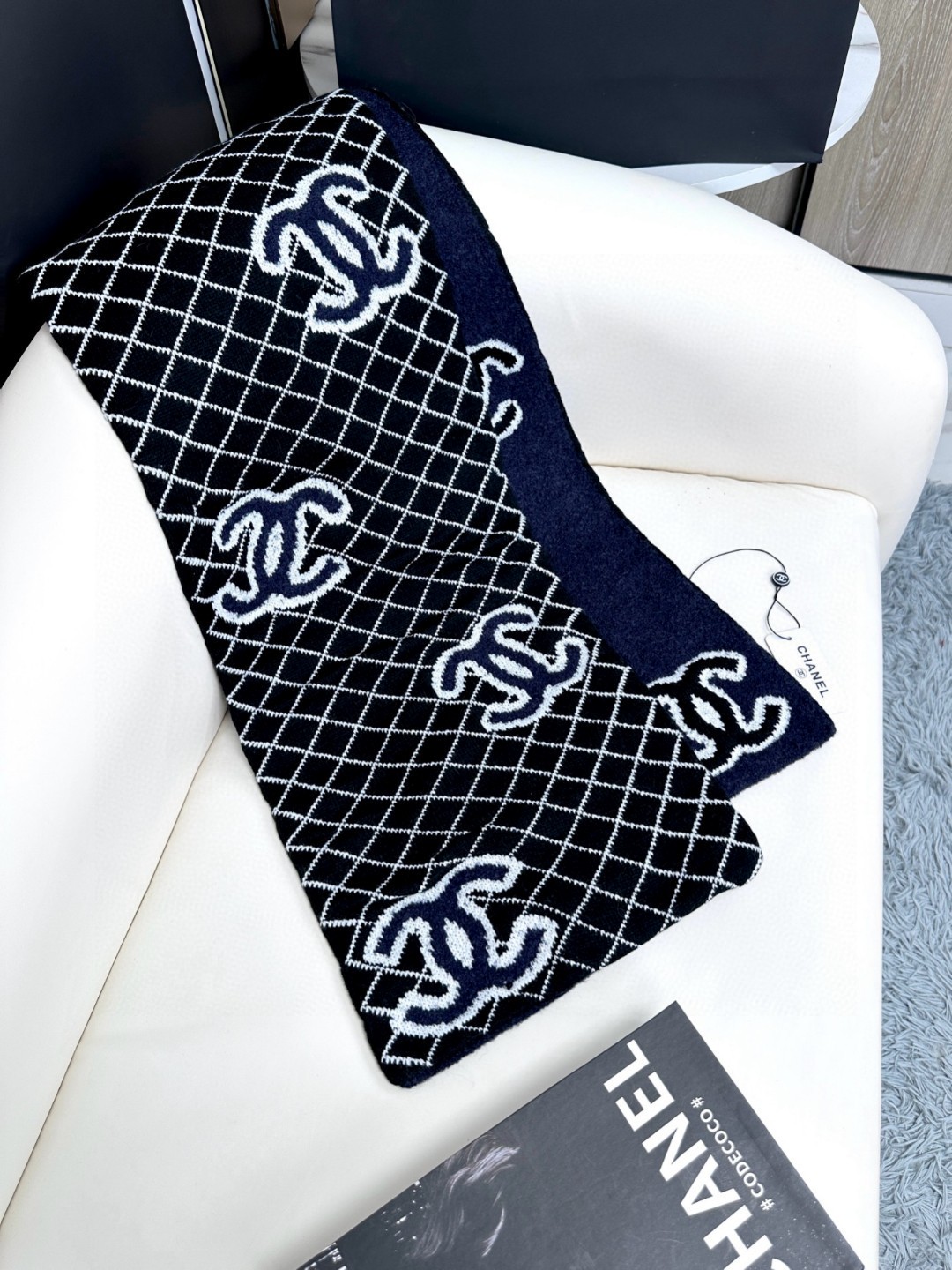Cheap Chanel Scarf in 218110, $50 USD- [IB218110] - Replica Chanel Scarf