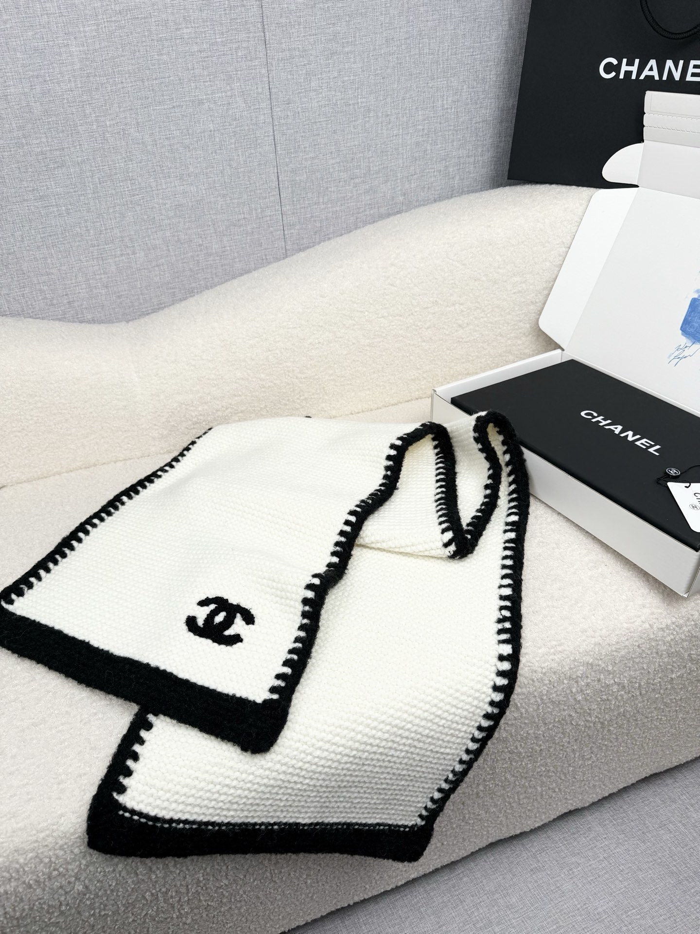 Cheap Chanel Scarf in 218111, $50 USD- [IB218111] - Replica Chanel Scarf