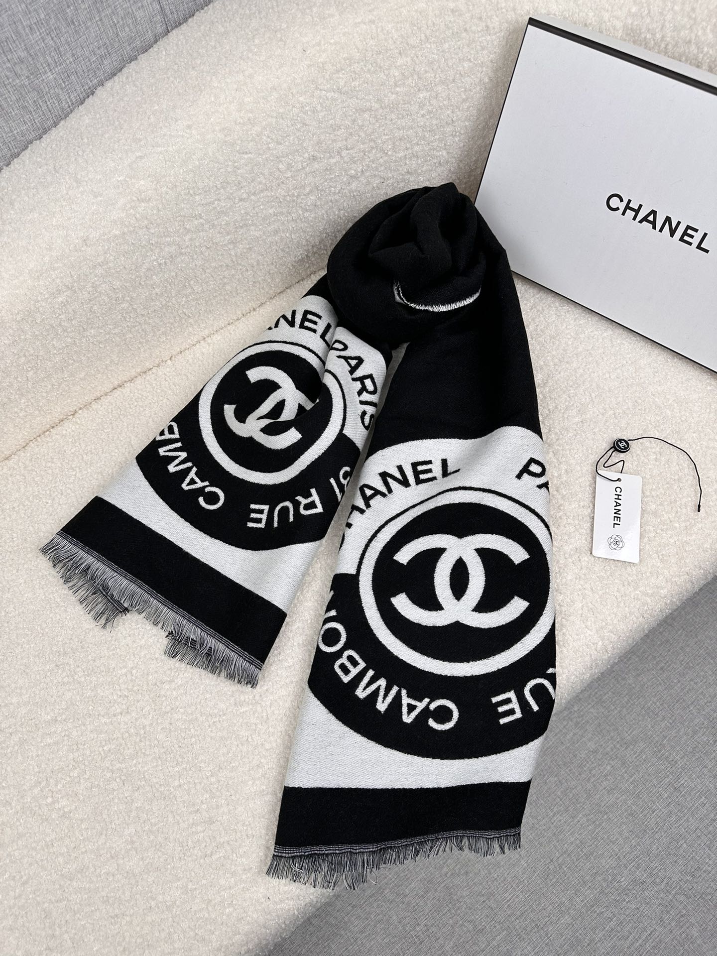 Cheap Chanel Scarf in 218112, $55 USD- [IB218112] - Replica Chanel Scarf