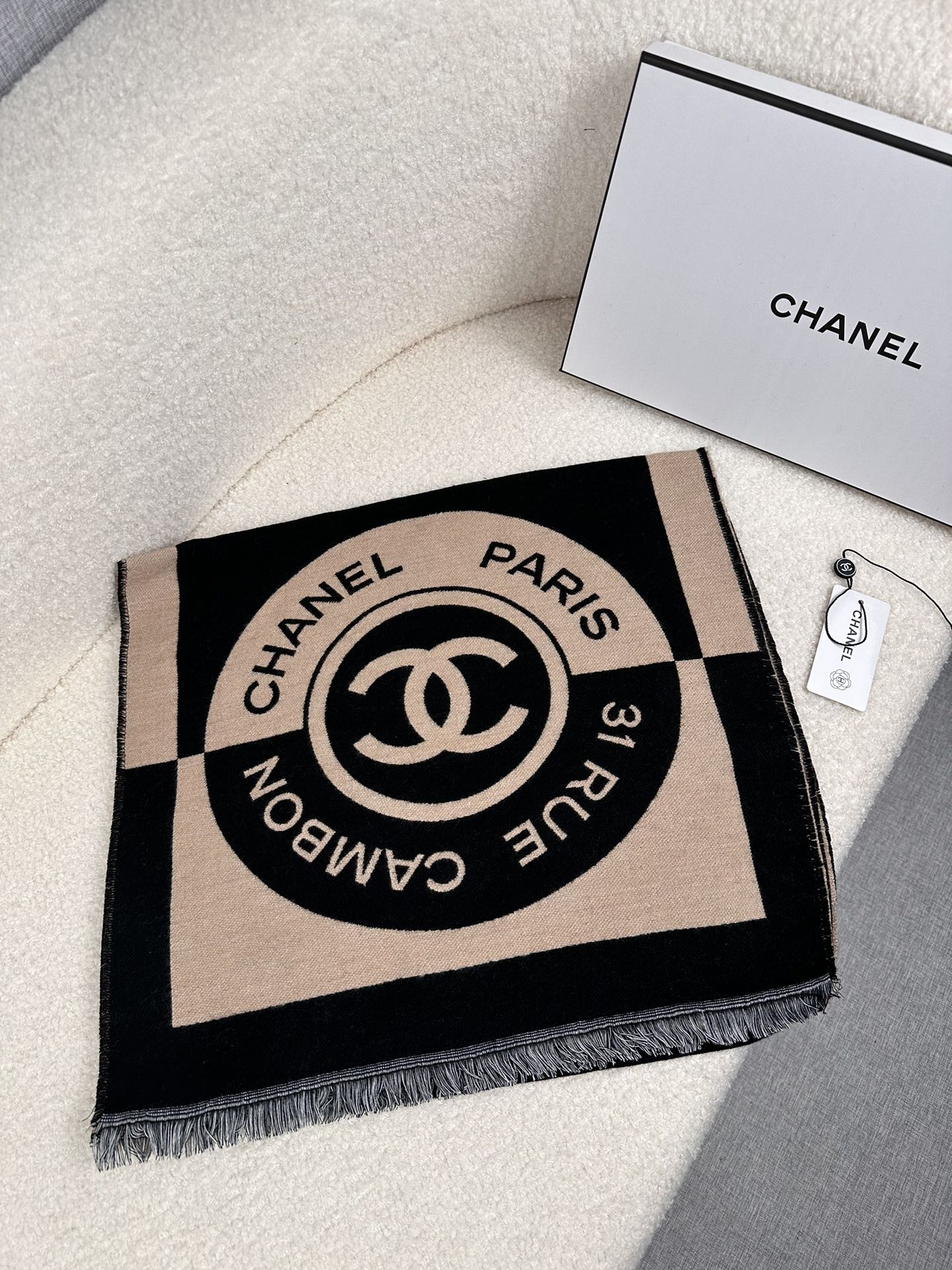 Cheap Chanel Scarf in 218113, $55 USD- [IB218113] - Replica Chanel Scarf