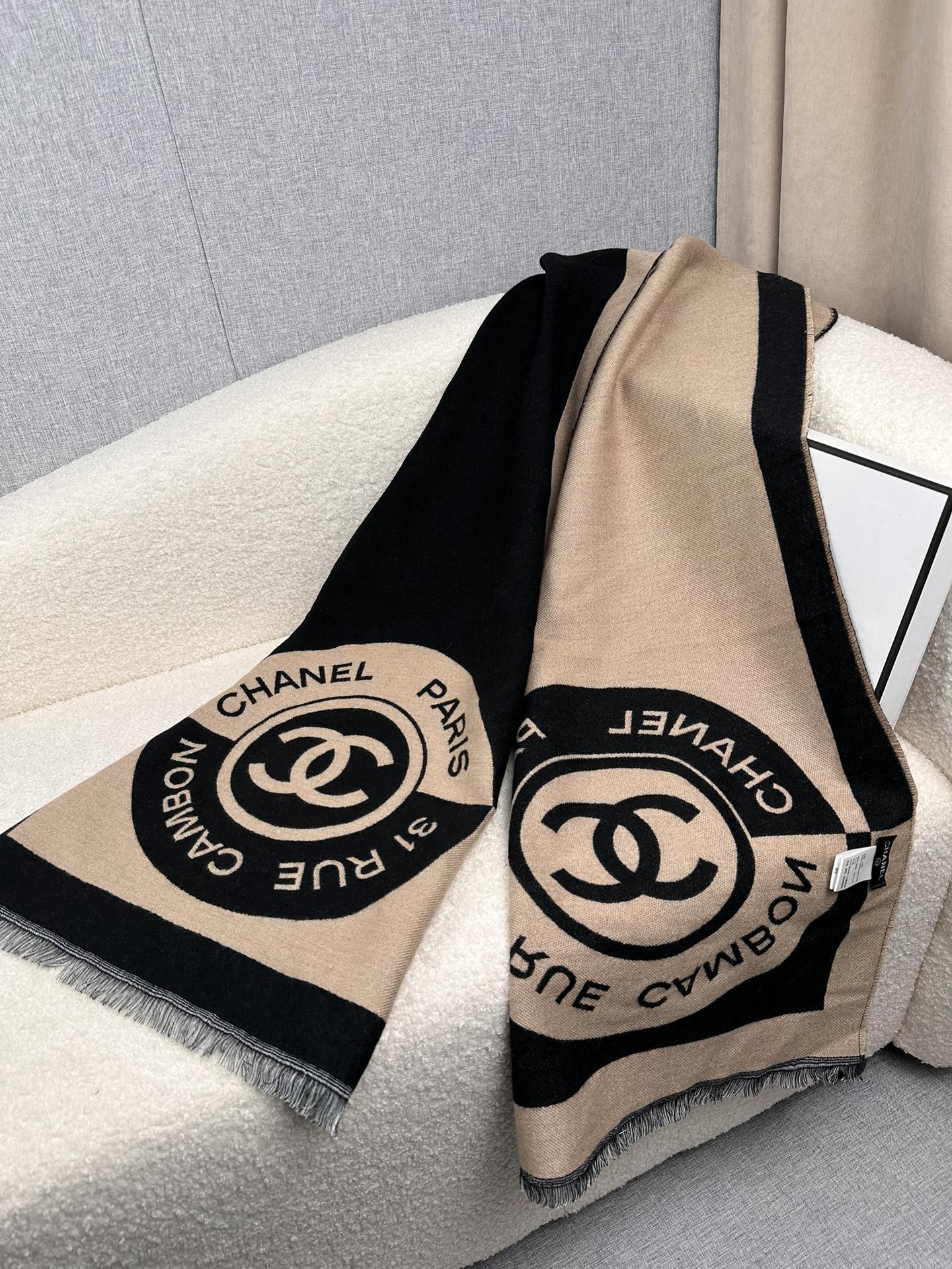 Cheap Chanel Scarf in 218113, $55 USD- [IB218113] - Replica Chanel Scarf