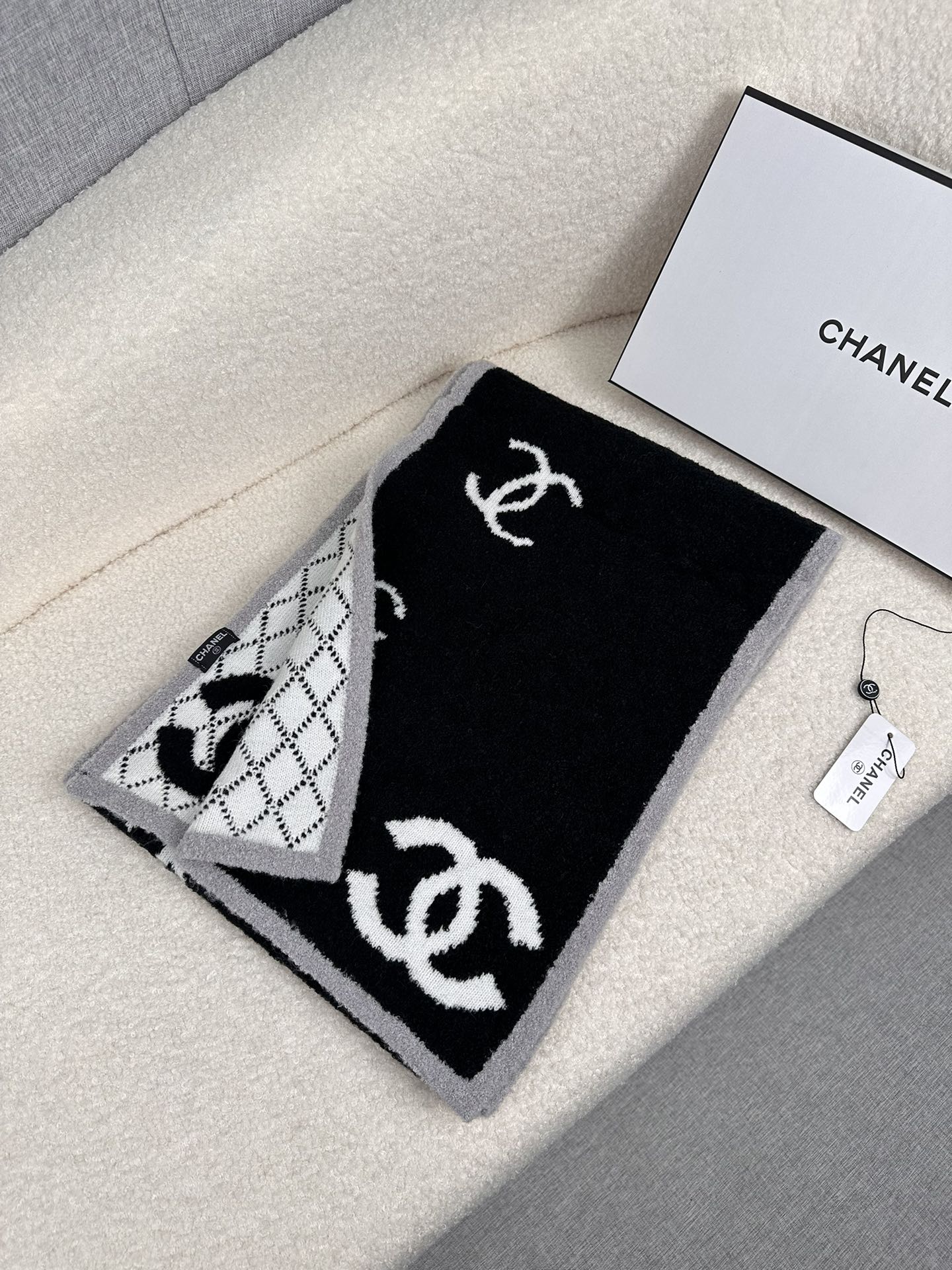 Cheap Chanel Scarf in 218116, $55 USD- [IB218116] - Replica Chanel Scarf