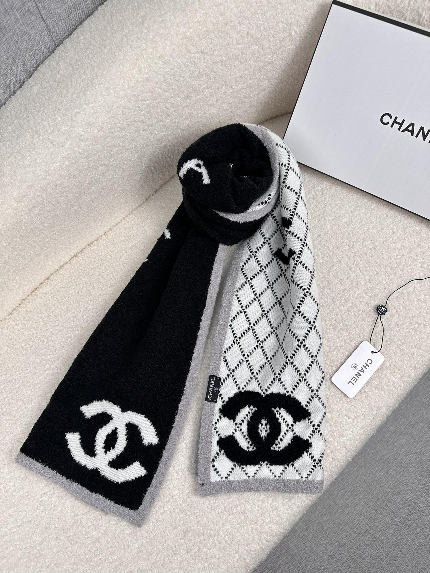 Cheap Chanel Scarf in 218116, $55 USD- [IB218116] - Replica Chanel Scarf