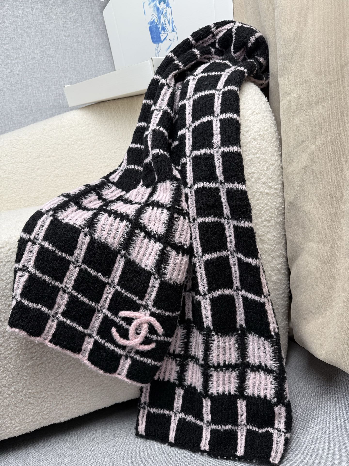 Cheap Chanel Scarf in 218118, $55 USD- [IB218118] - Replica Chanel Scarf