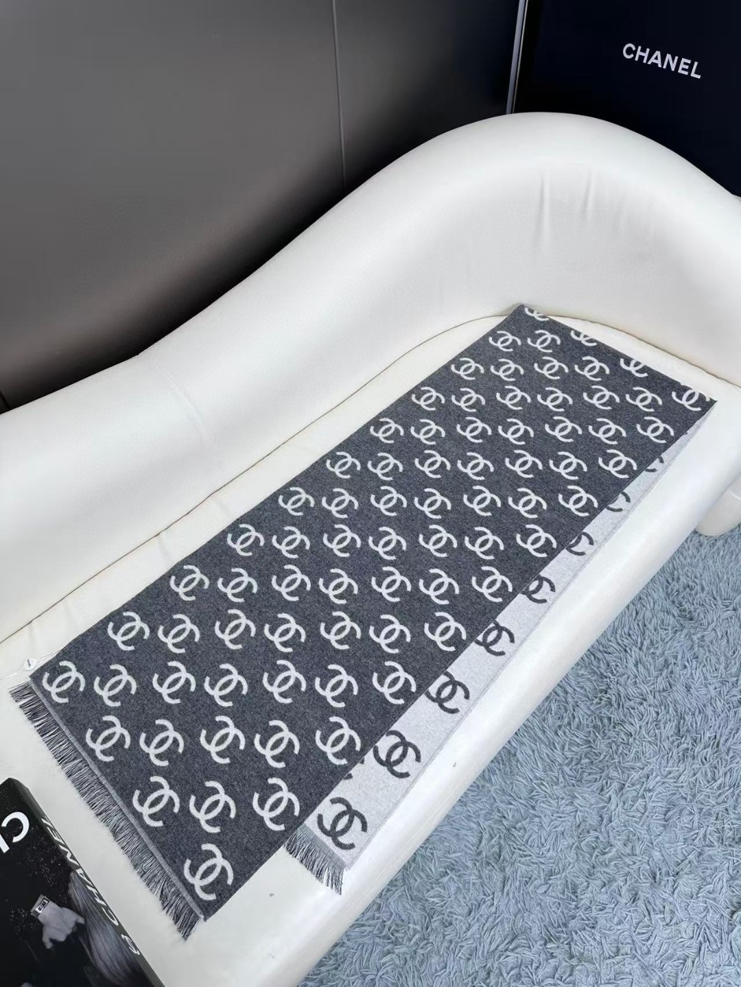 Cheap Chanel Scarf in 218122, $55 USD- [IB218122] - Replica Chanel Scarf