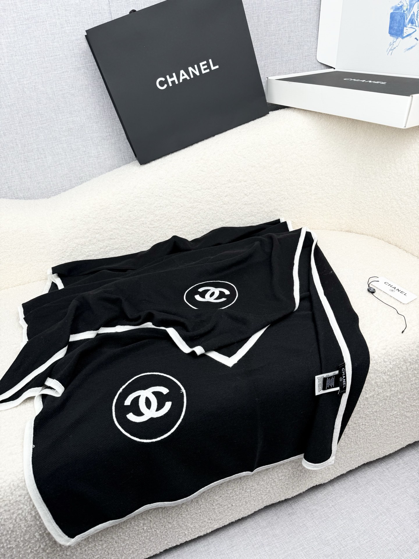 Cheap Chanel Scarf in 218126, $55 USD- [IB218126] - Replica Chanel Scarf