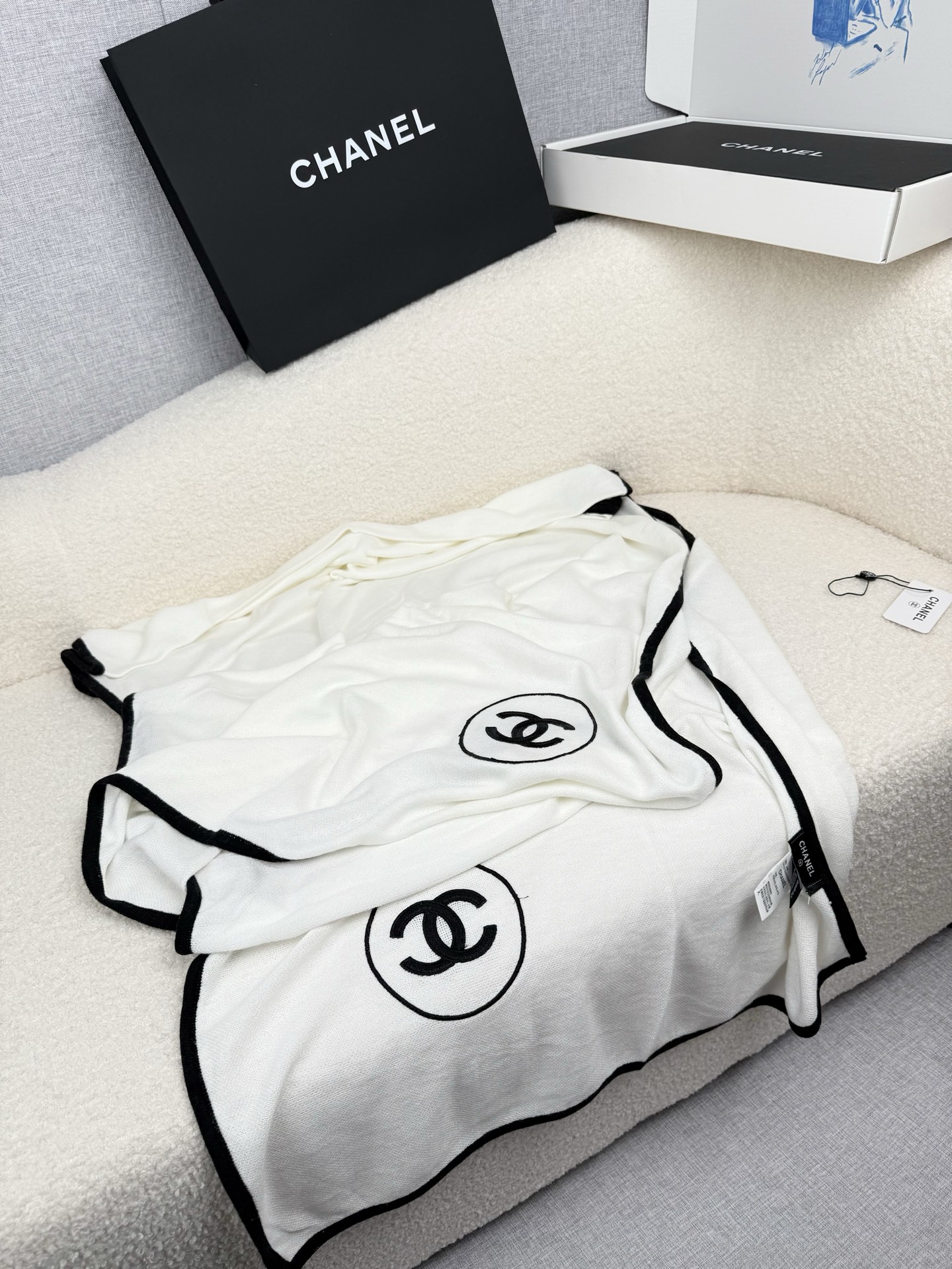 Cheap Chanel Scarf in 218127, $55 USD- [IB218127] - Replica Chanel Scarf