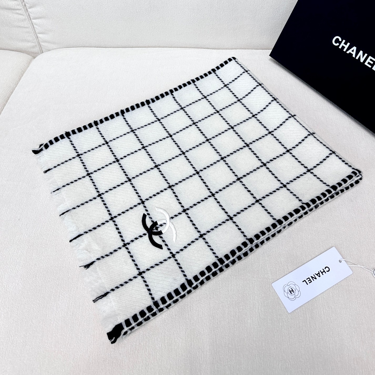 Cheap Chanel Scarf in 218130, $55 USD- [IB218130] - Replica Chanel Scarf