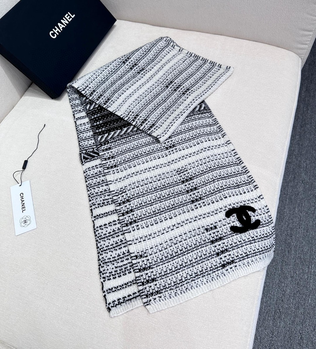 Cheap Chanel Scarf in 218131, $55 USD- [IB218131] - Replica Chanel Scarf