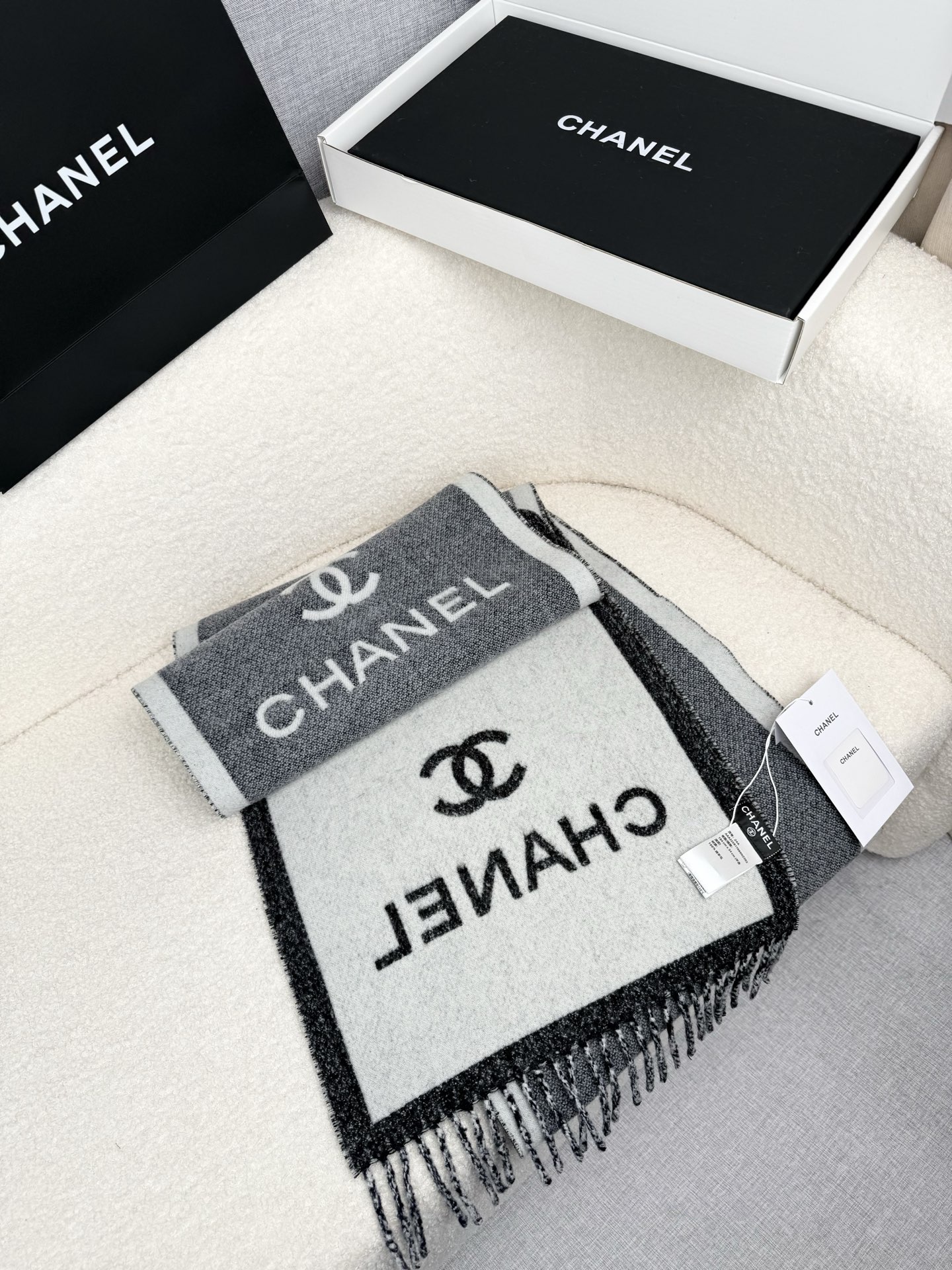 Cheap Chanel Scarf in 218132, $55 USD- [IB218132] - Replica Chanel Scarf